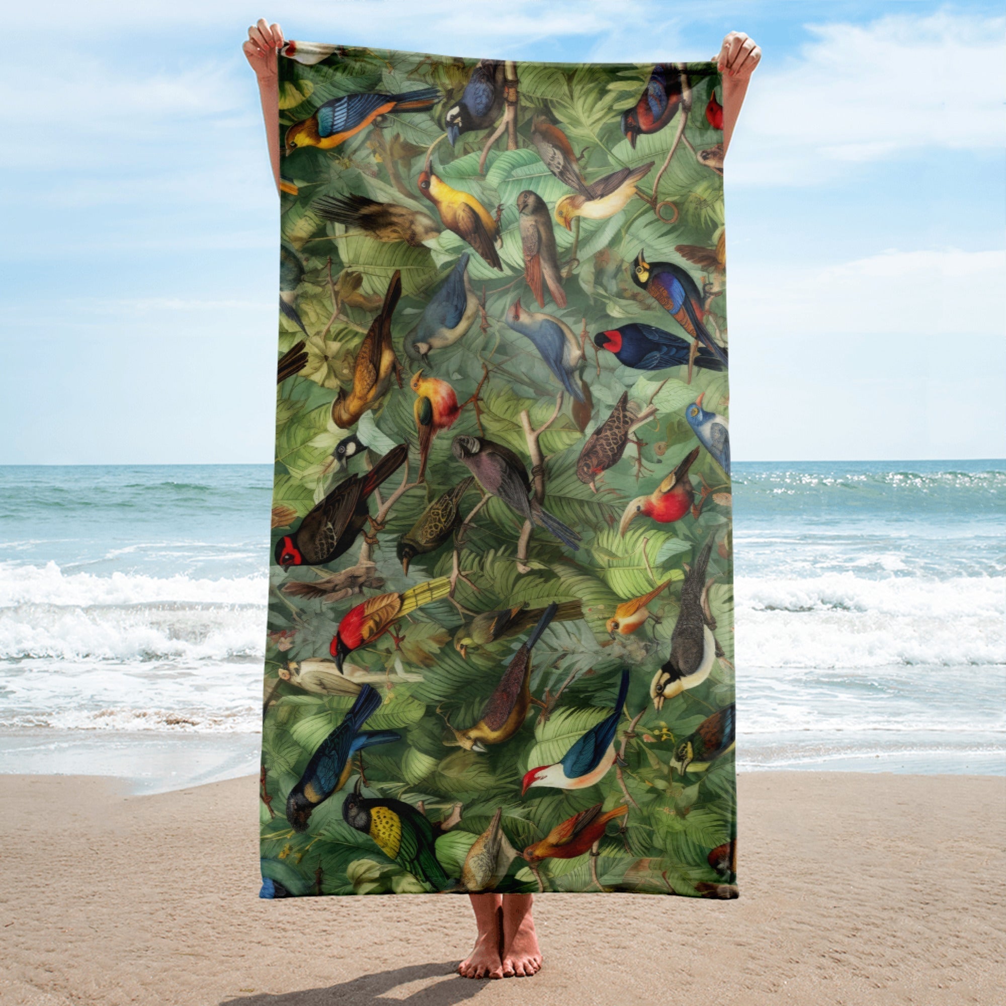 The Galapagos Islands Ecuador Beach Towel by Visual Verse - Image 2