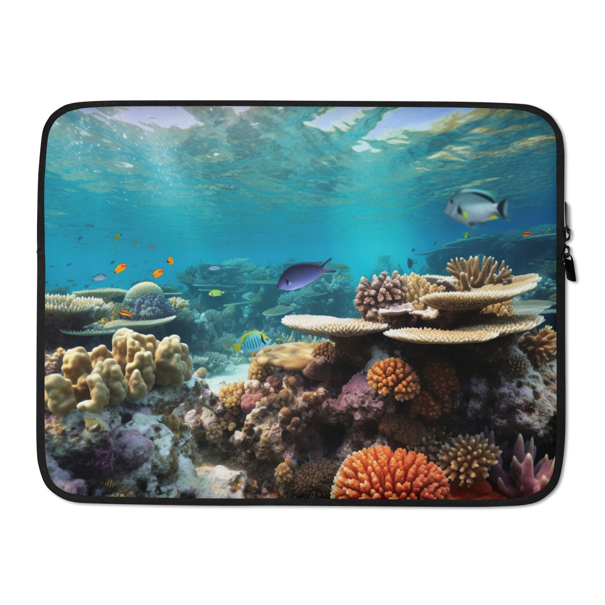 The Great Barrier Reef Australia Laptop Sleeve by Visual Verse - Image 1