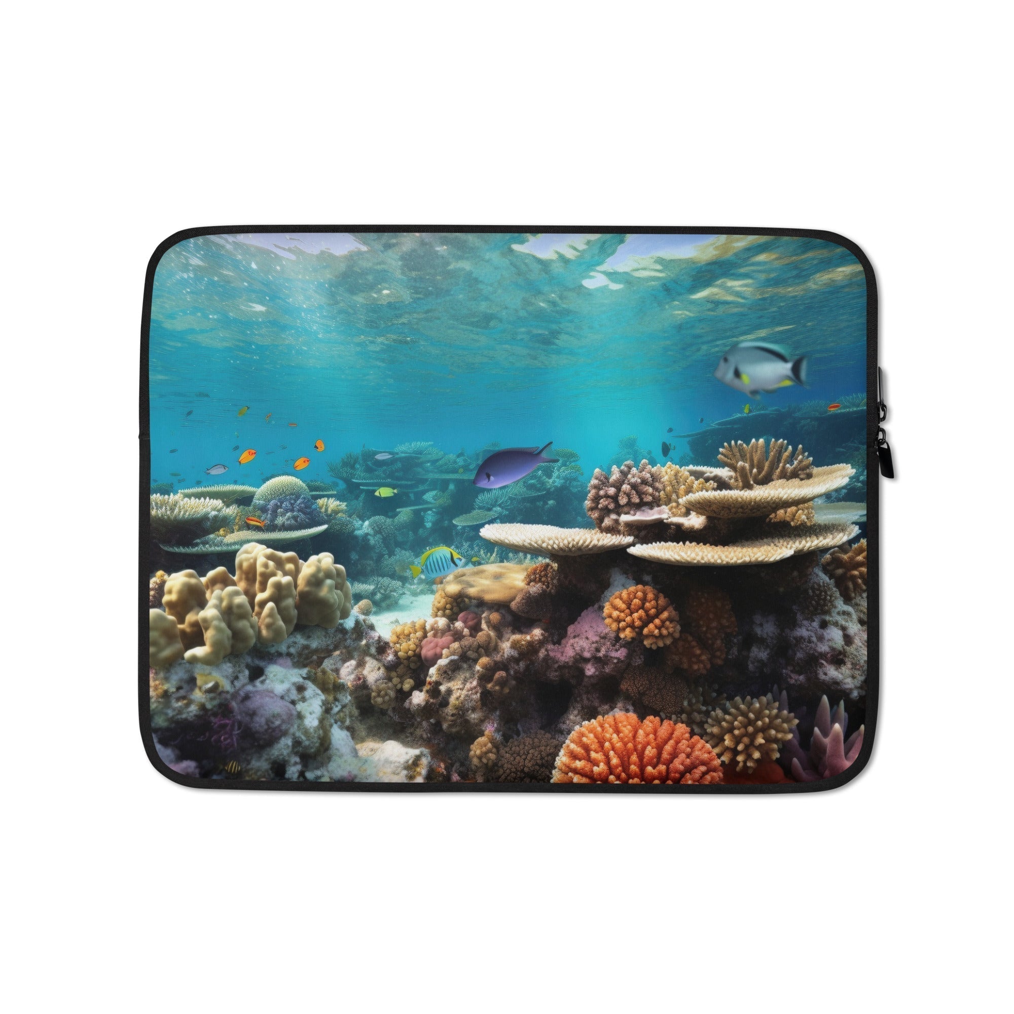 The Great Barrier Reef Australia Laptop Sleeve by Visual Verse - Image 2