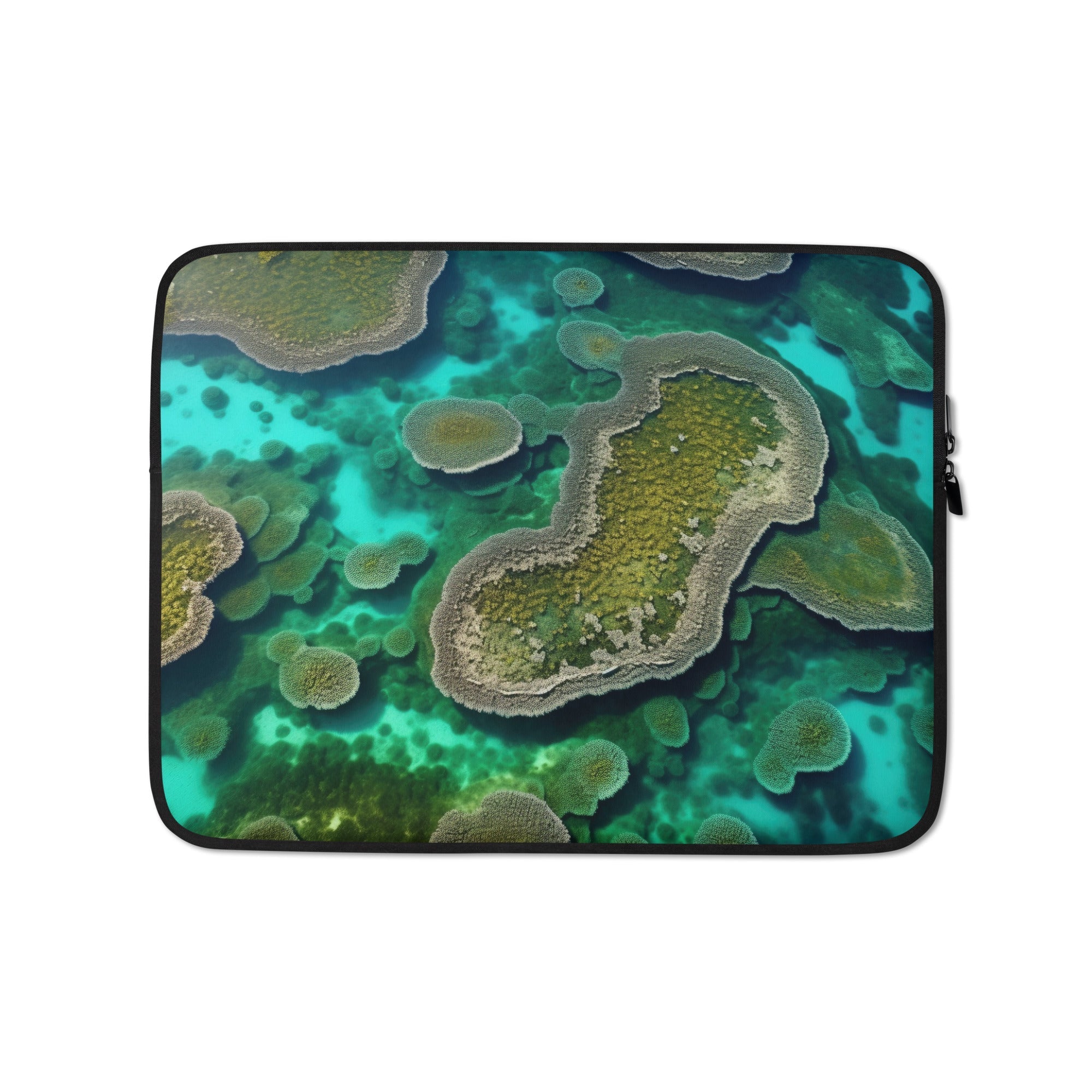 The Great Blue Hole Belize Laptop Sleeve by Visual Verse - Image 2