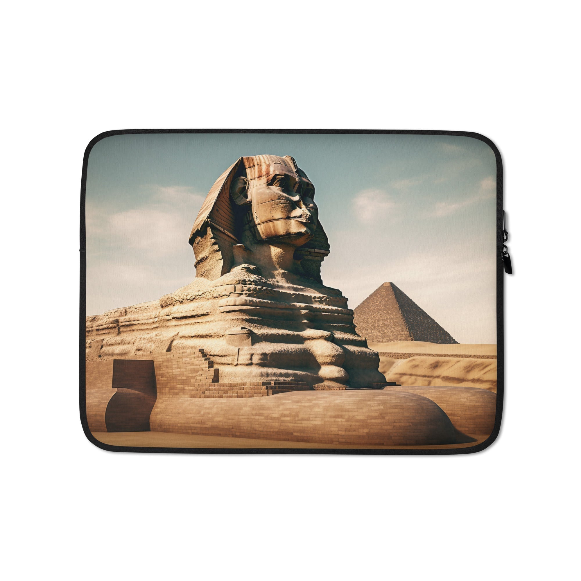 The Great Sphinx Egypt Laptop Sleeve by Visual Verse - Image 2