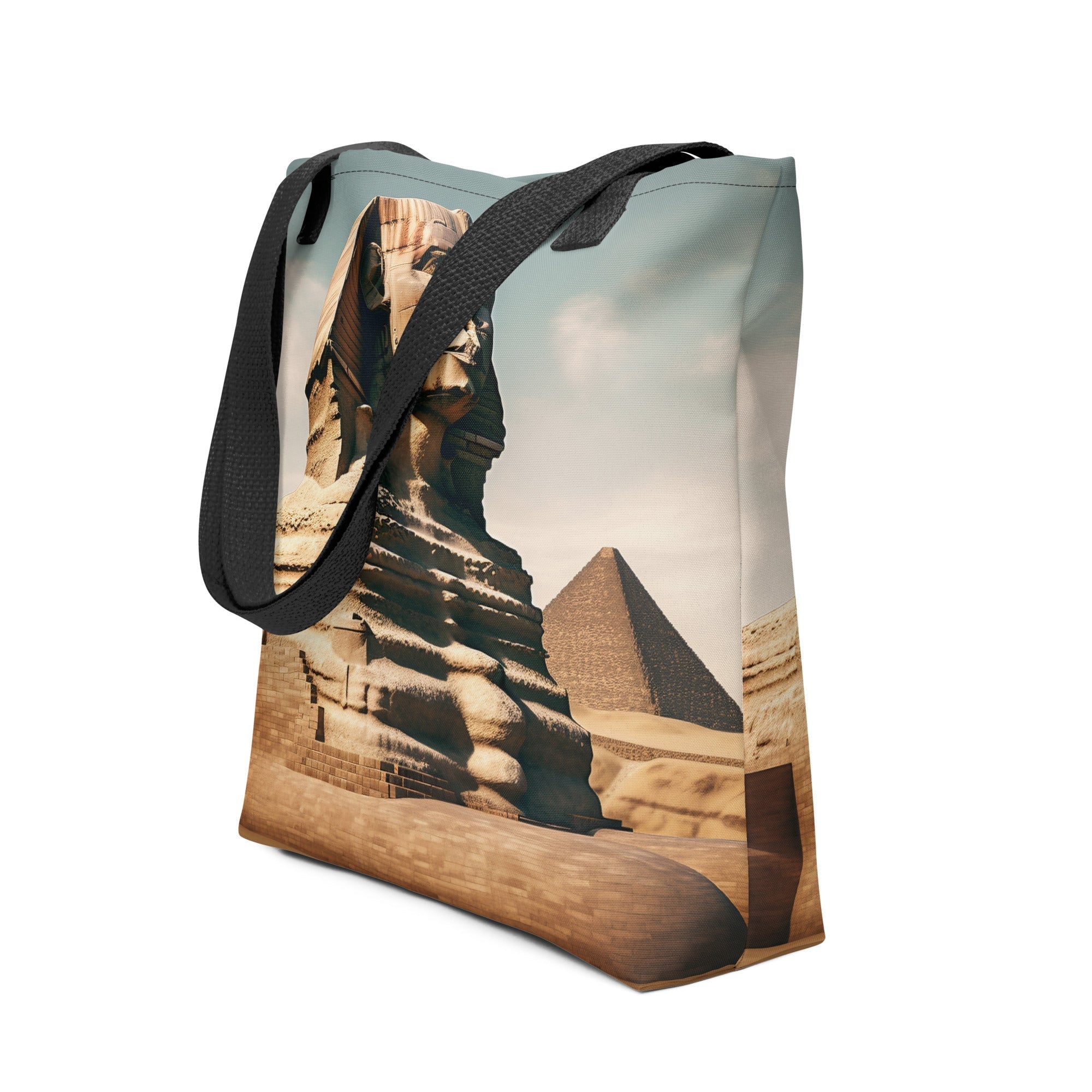 The Great Sphinx Egypt Tote Bag by Visual Verse - Image 1