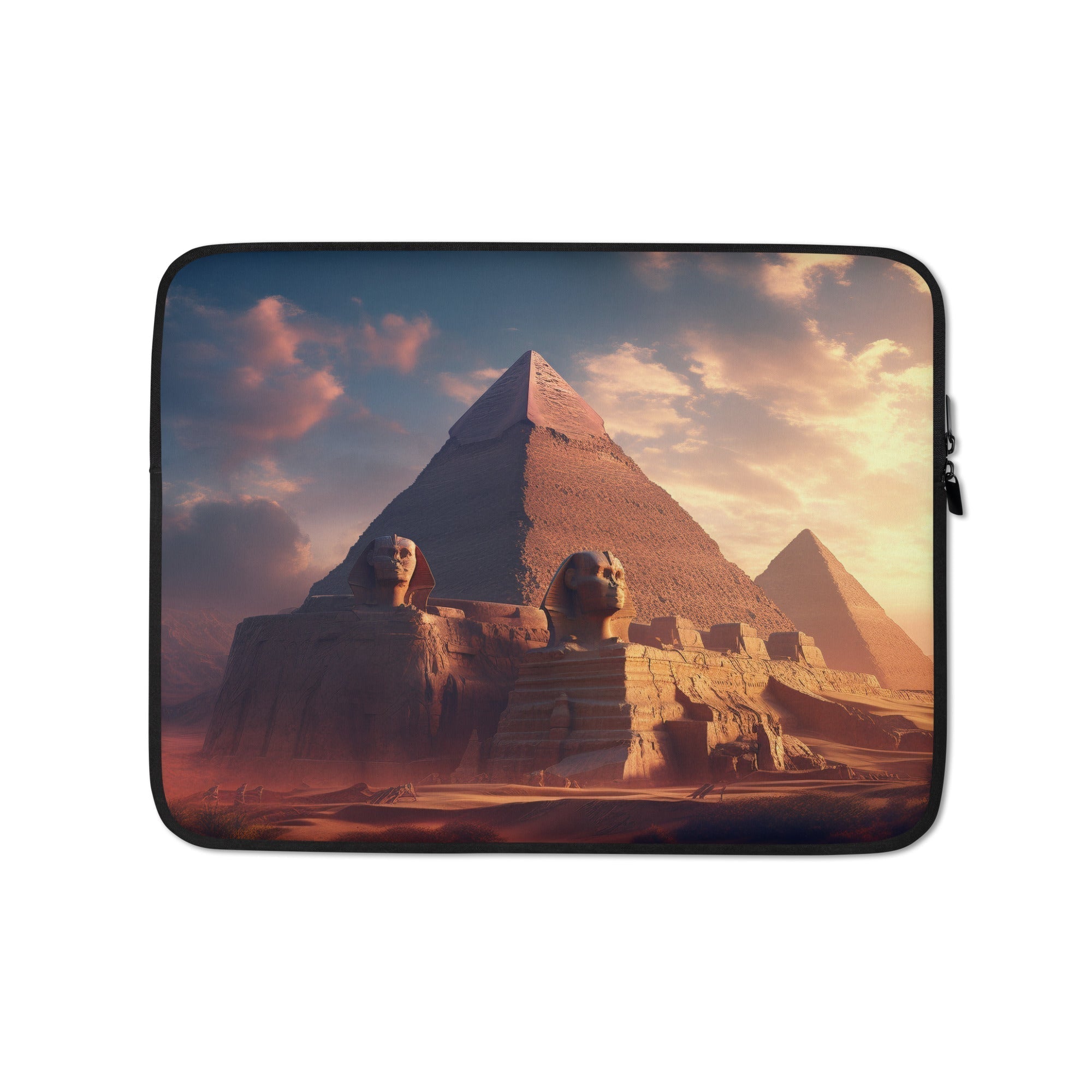 The Great Sphinx of Giza Egypt Laptop Sleeve by Visual Verse - Image 2