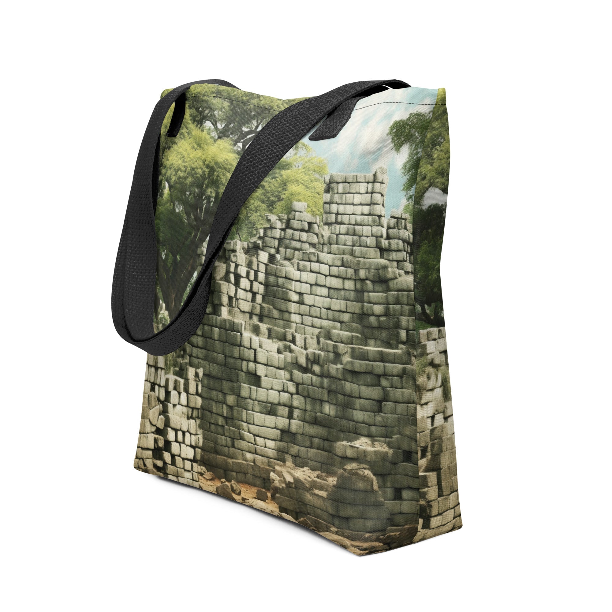 The Great Zimbabwe Ruins Zimbabwe Tote Bag by Visual Verse - Image 1