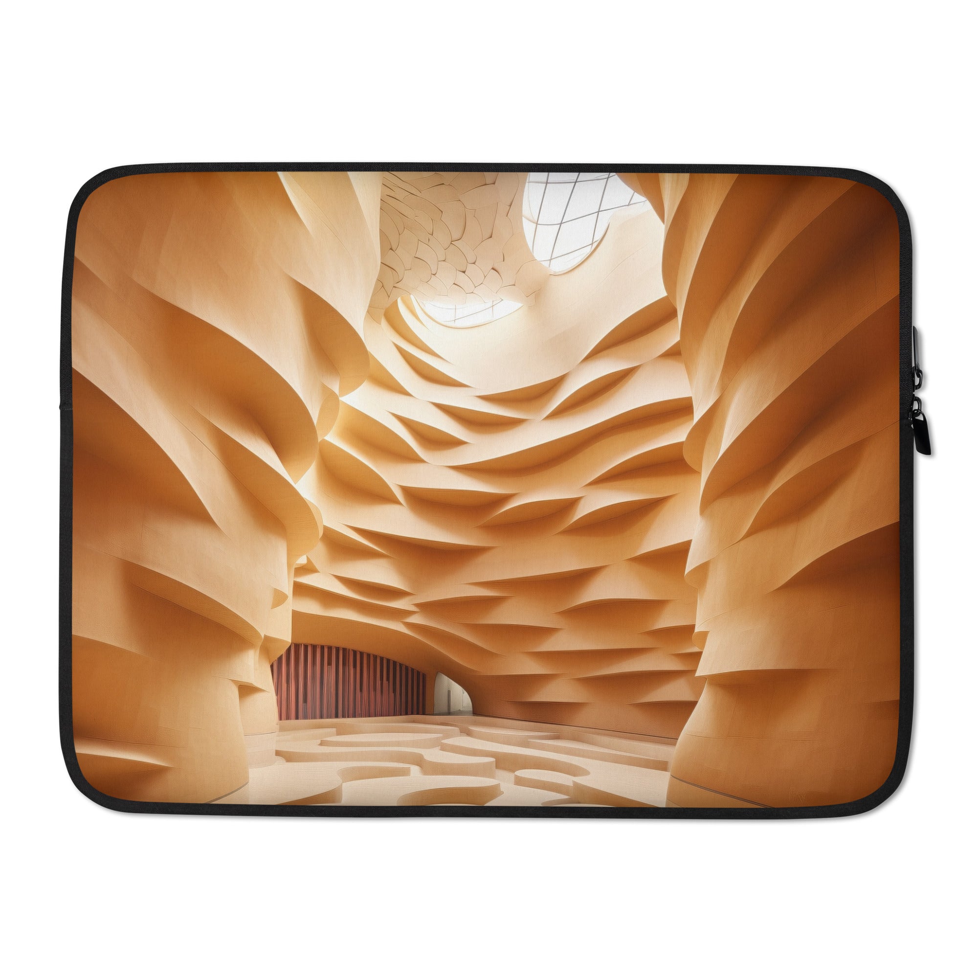 The Guggenheim Museum Spain Laptop Sleeve by Visual Verse - Image 1