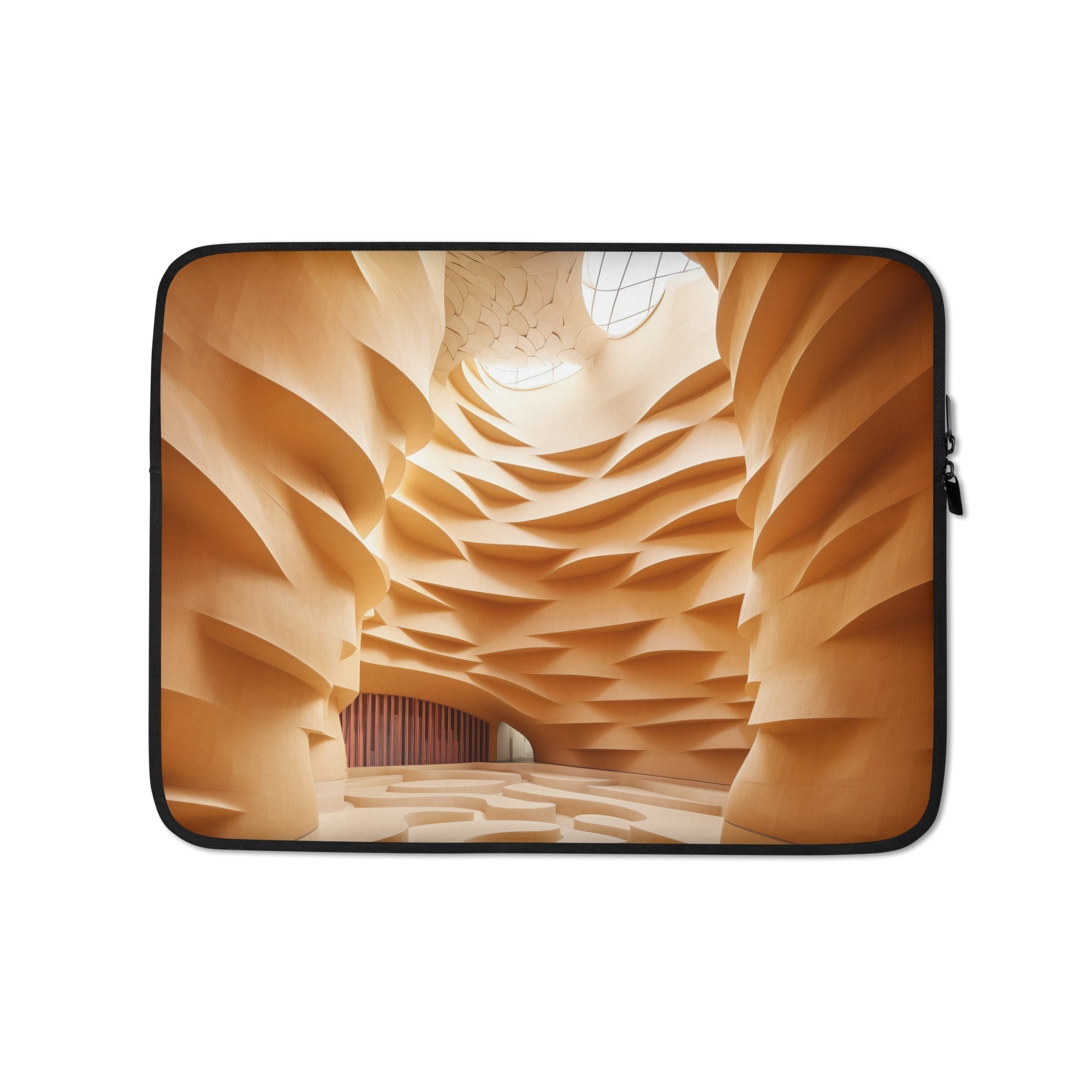 The Guggenheim Museum Spain Laptop Sleeve by Visual Verse - Image 2