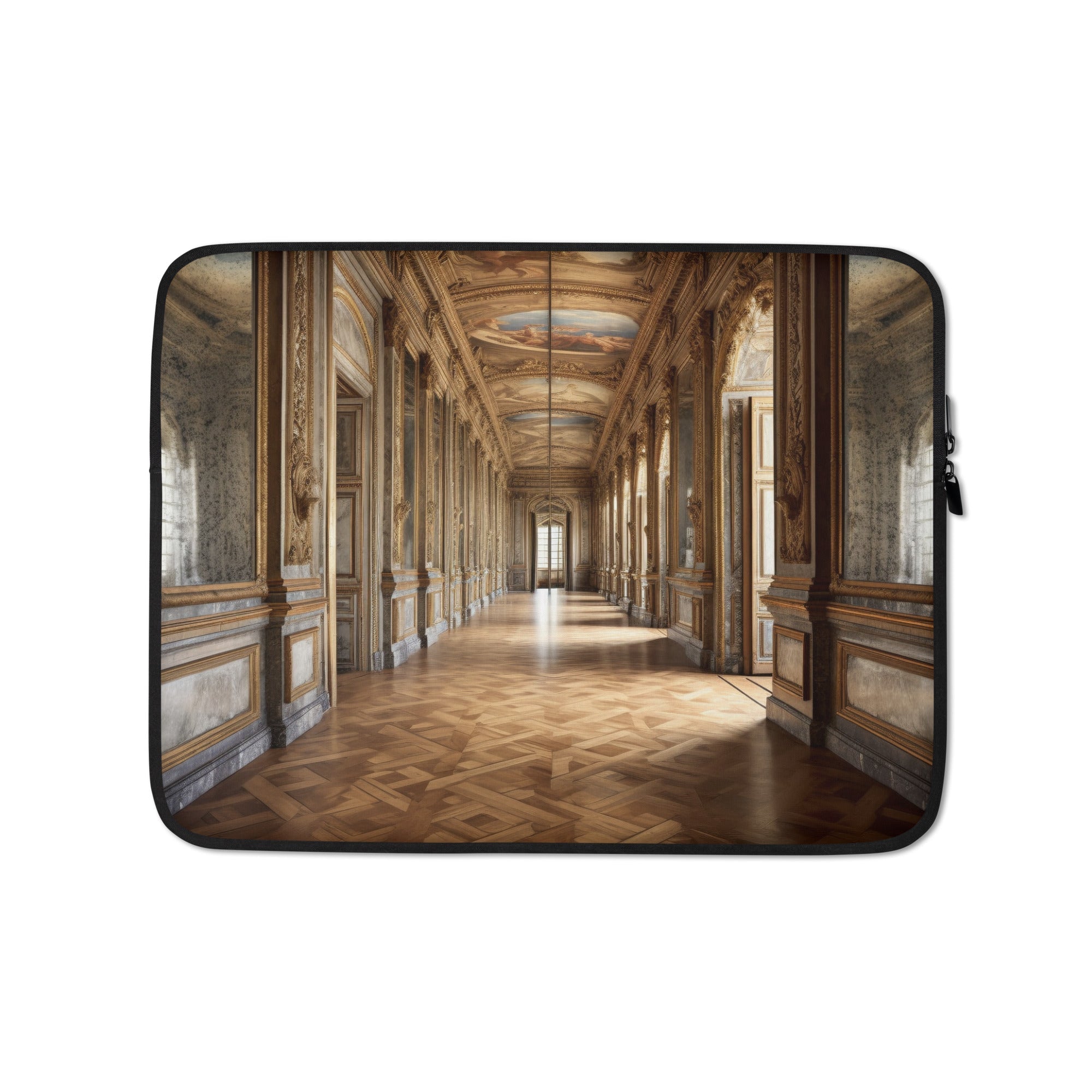 The Hall of Mirrors France Laptop Sleeve by Visual Verse - Image 2