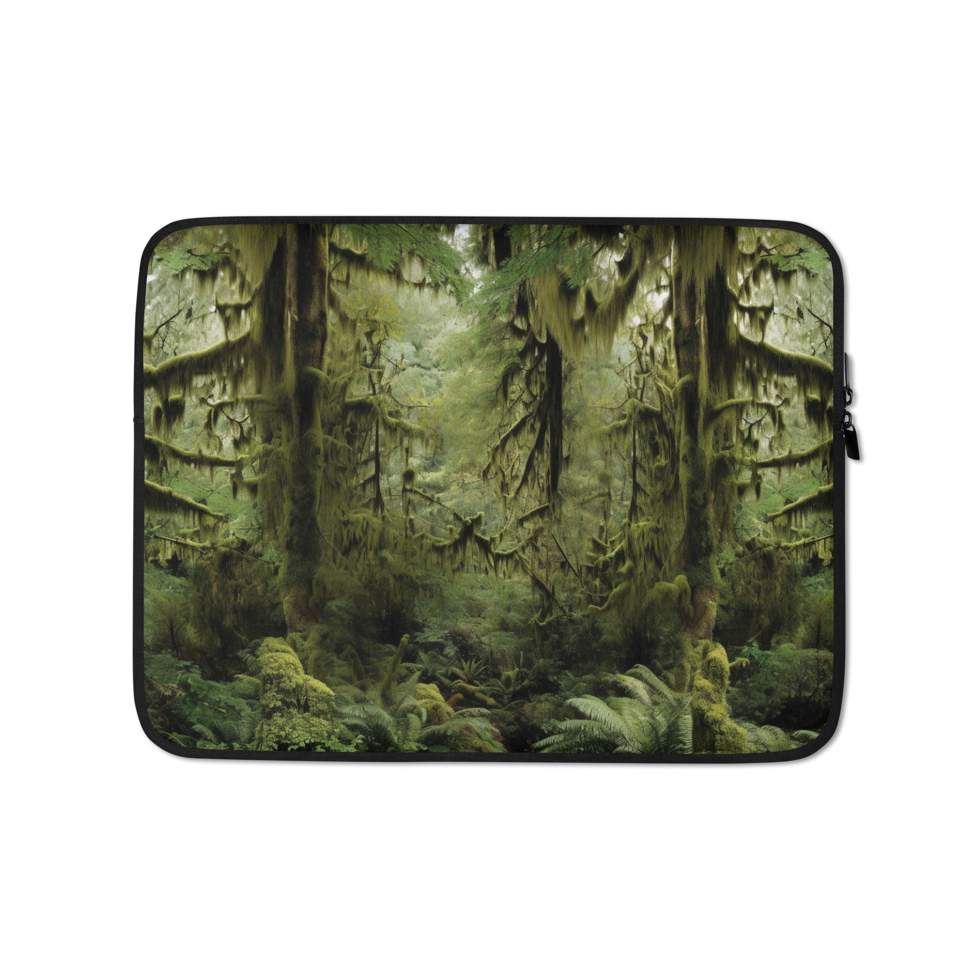 The Hoh Rain Forest USA Laptop Sleeve by Visual Verse - Image 2