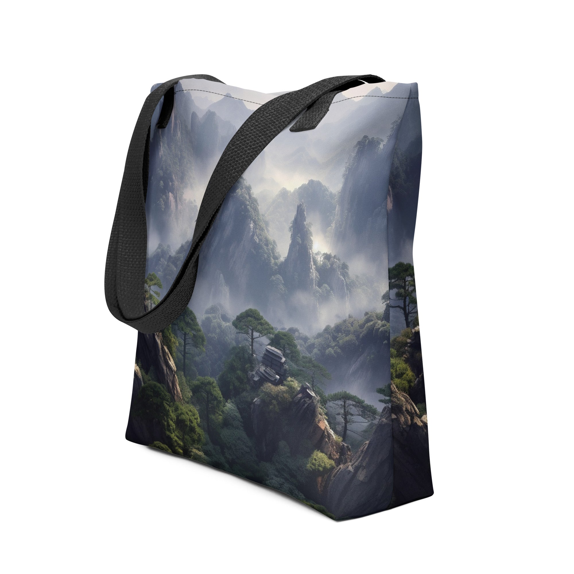 The Huangshan Mountain China Tote Bag by Visual Verse - Image 1