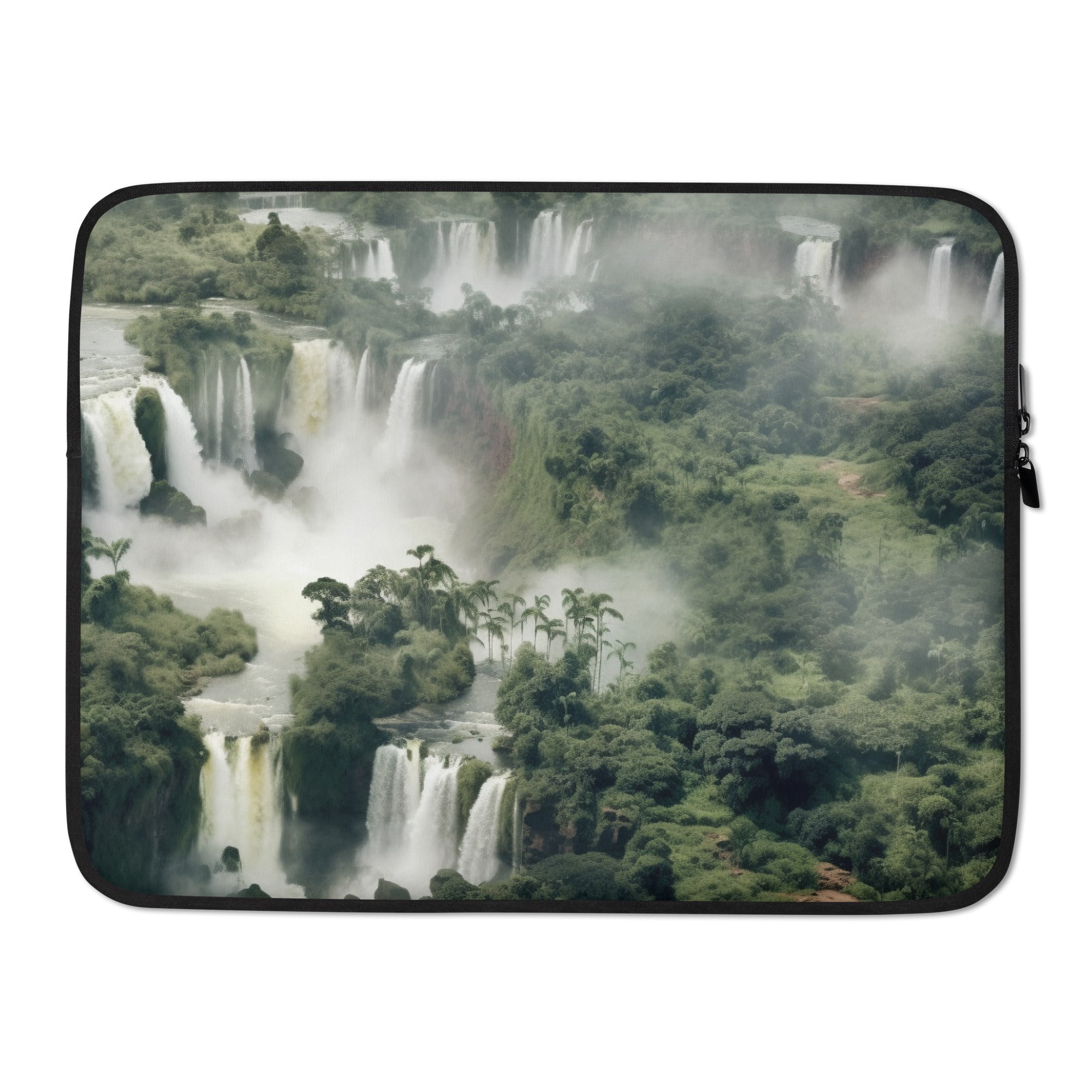 The Iguazu Falls Laptop Sleeve by Visual Verse - Image 1