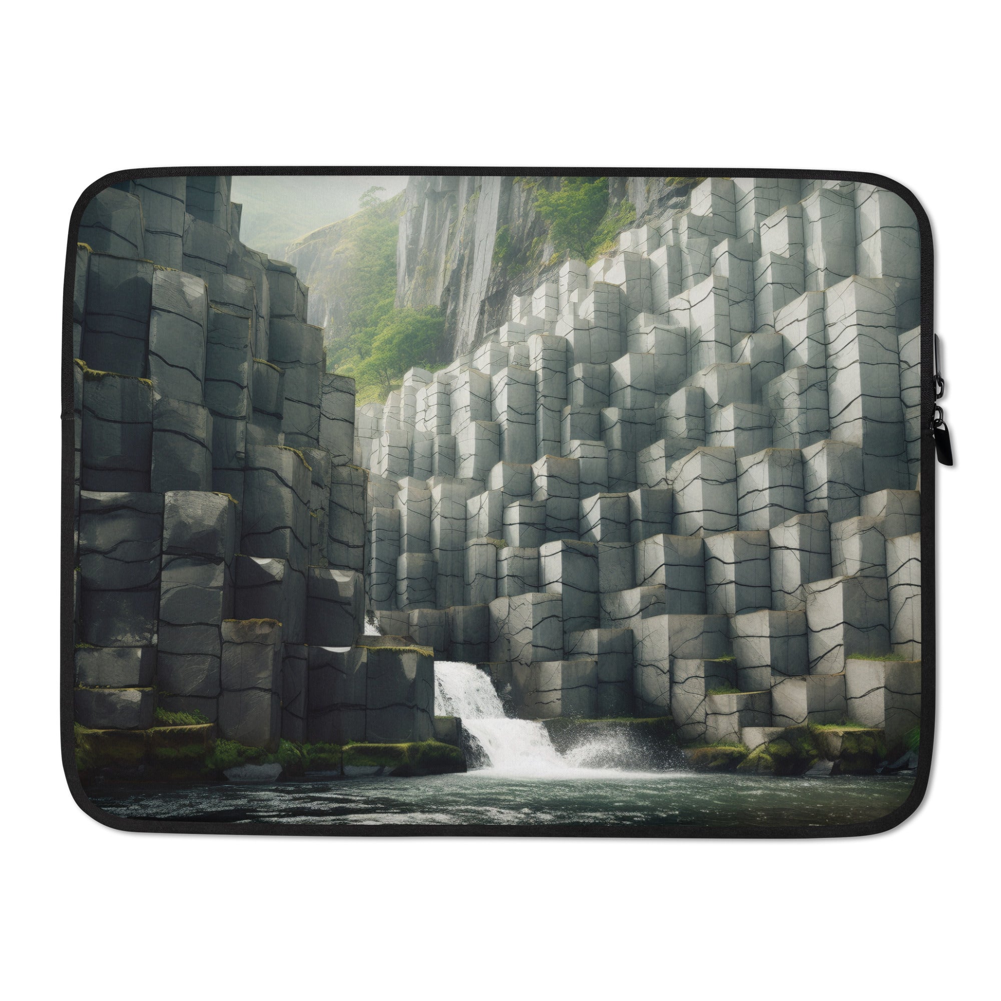 The Kjeragbolten Norway Laptop Sleeve by Visual Verse - Image 1