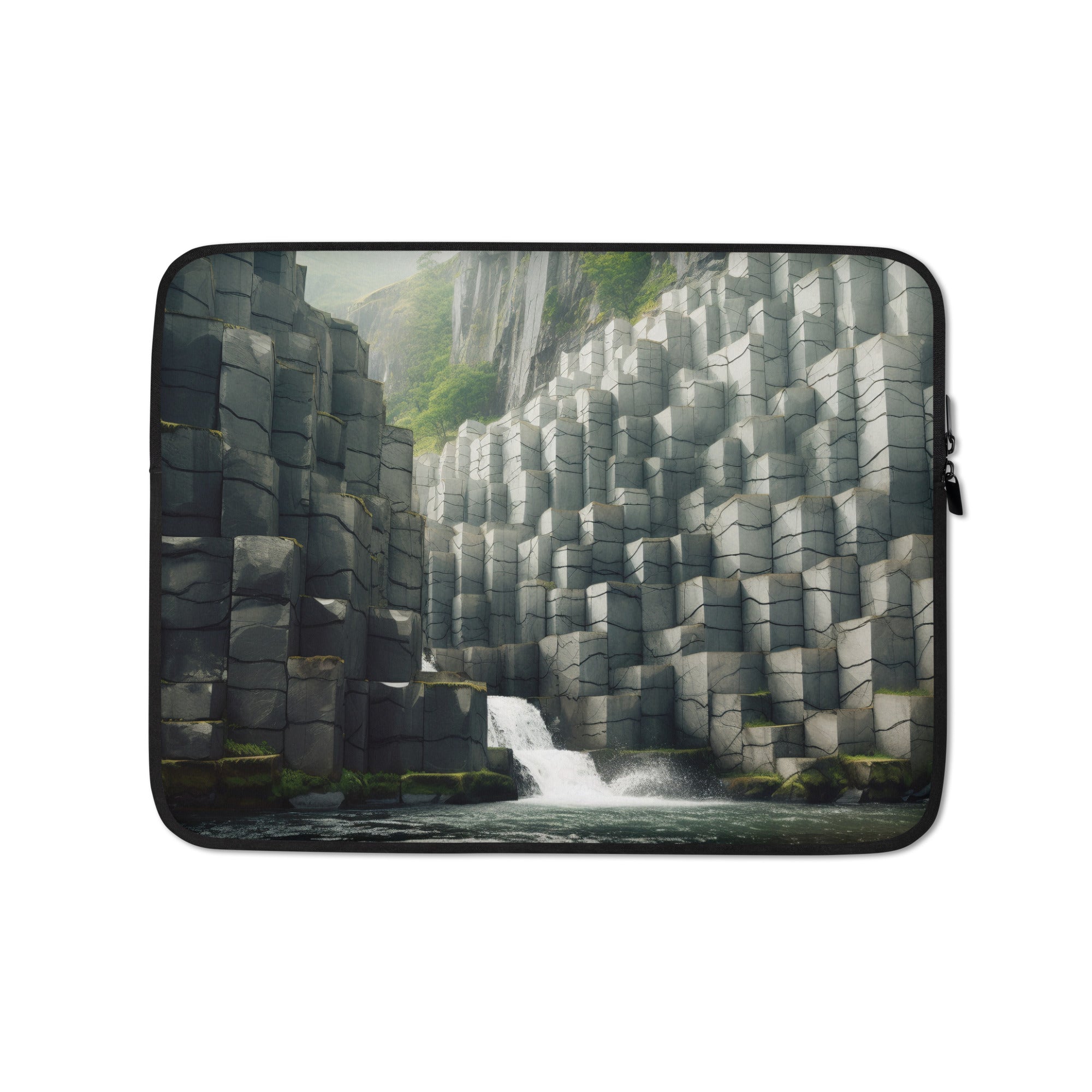 The Kjeragbolten Norway Laptop Sleeve by Visual Verse - Image 2