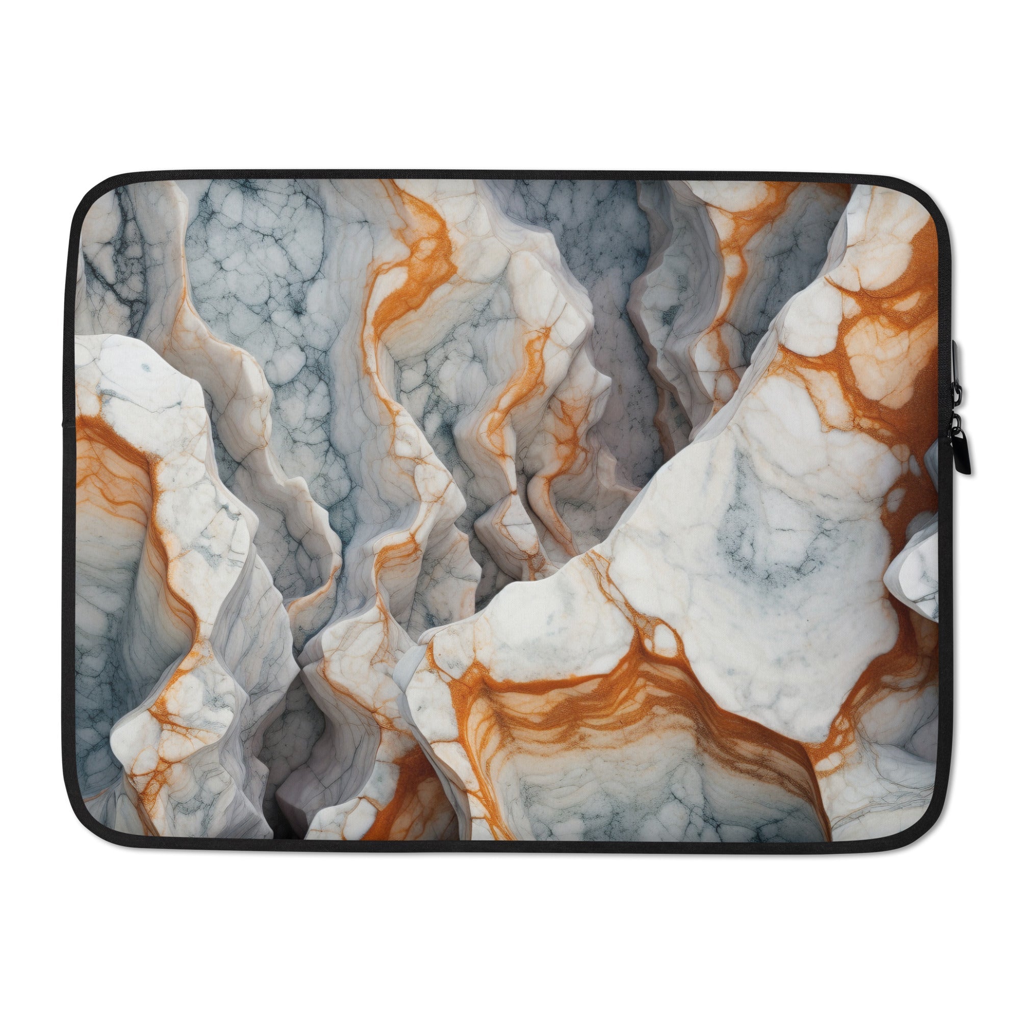 The Marble Caves Chile Laptop Sleeve by Visual Verse - Image 1