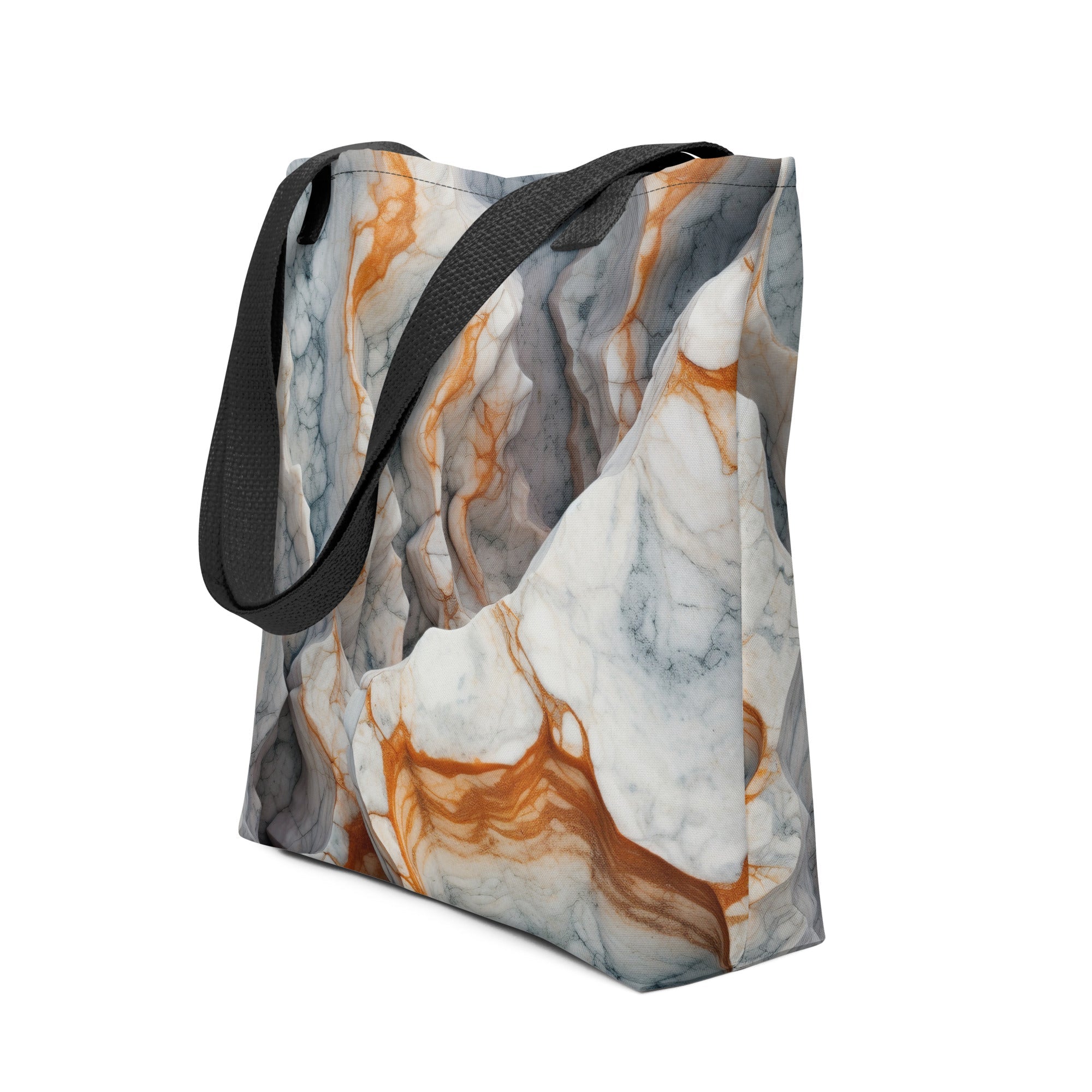 The Marble Caves Chile Tote Bag by Visual Verse - Image 1