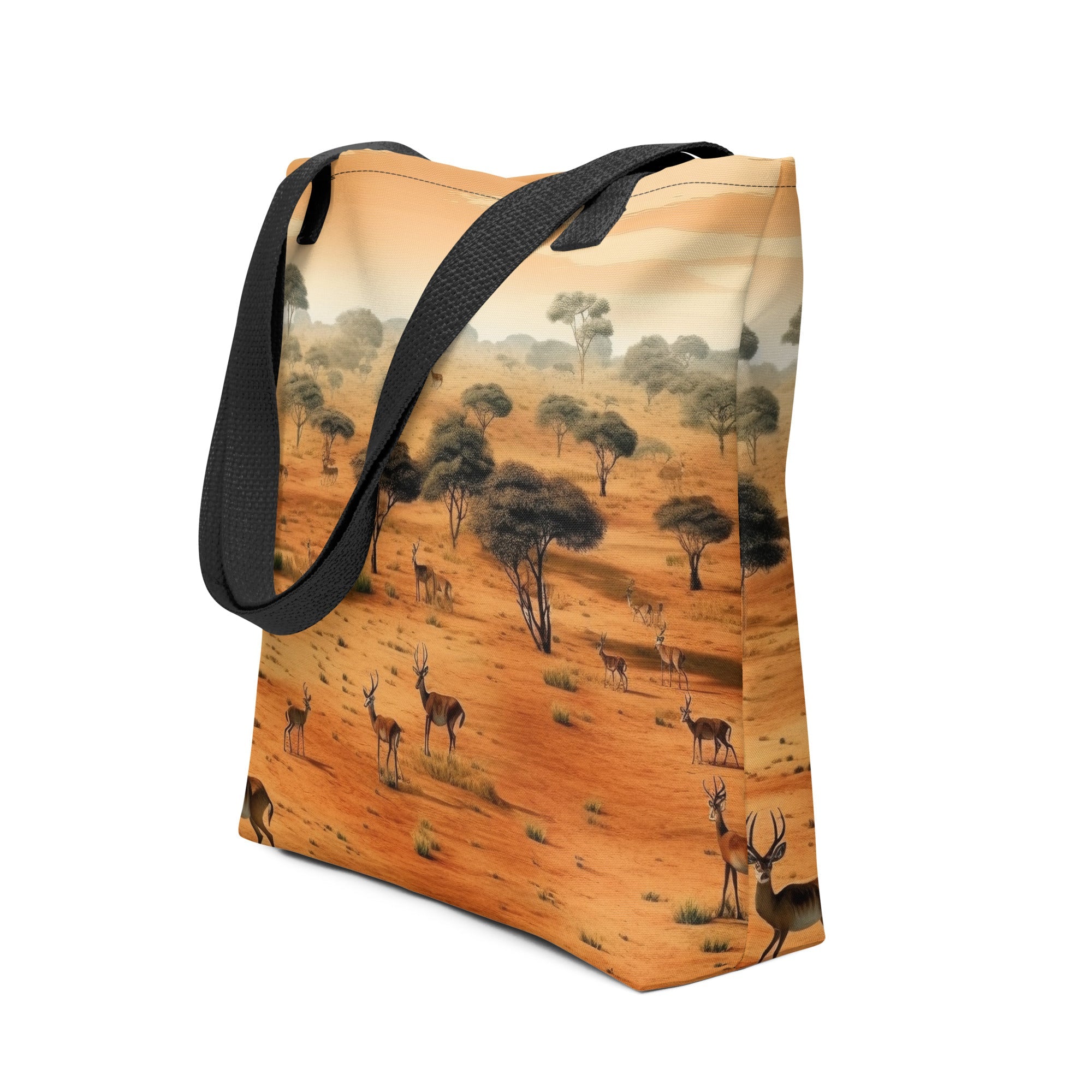 The Masai Mara National Reserve Kenya Tote Bag by Visual Verse - Image 1