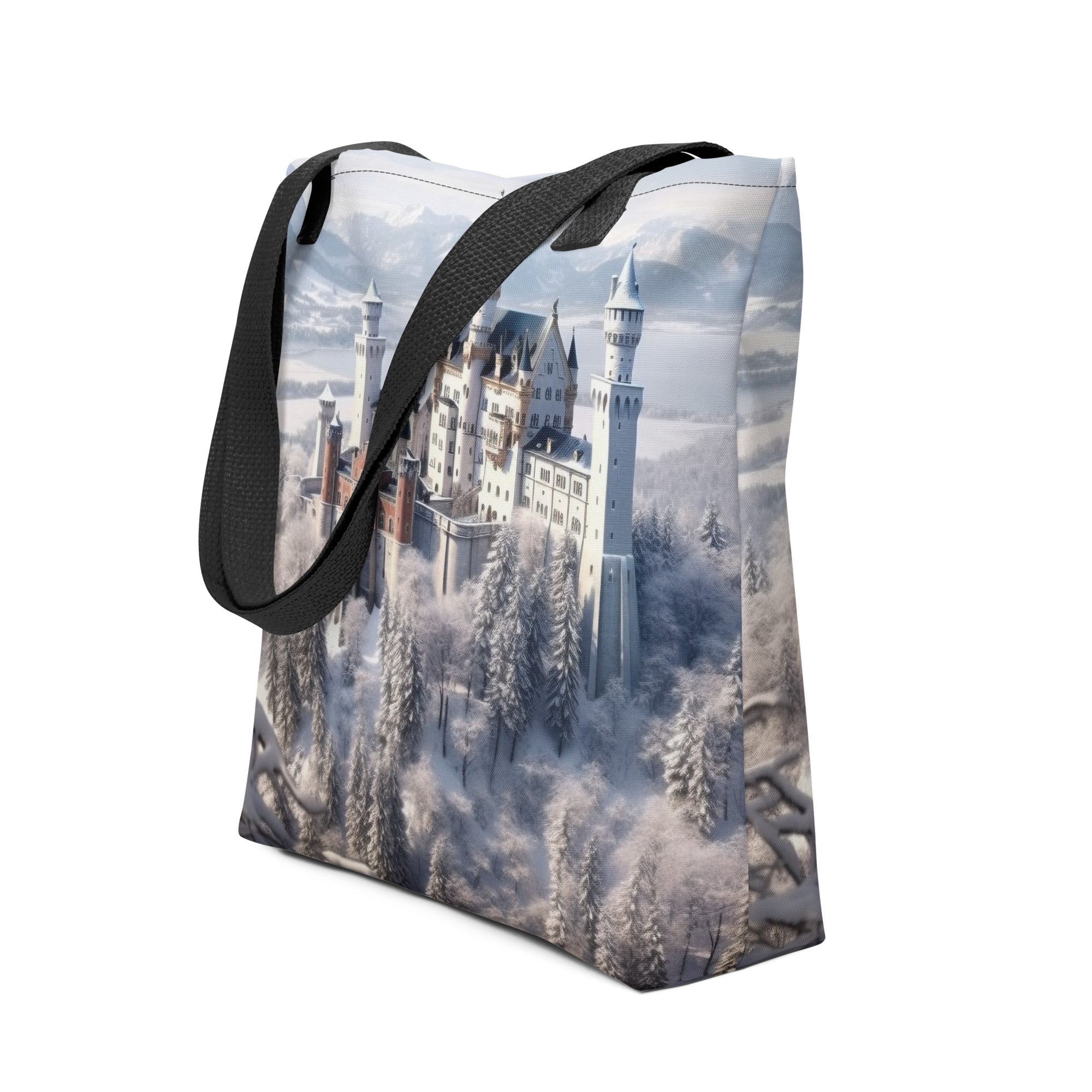 The Neuschwanstein Castle Germany Tote Bag by Visual Verse - Image 1