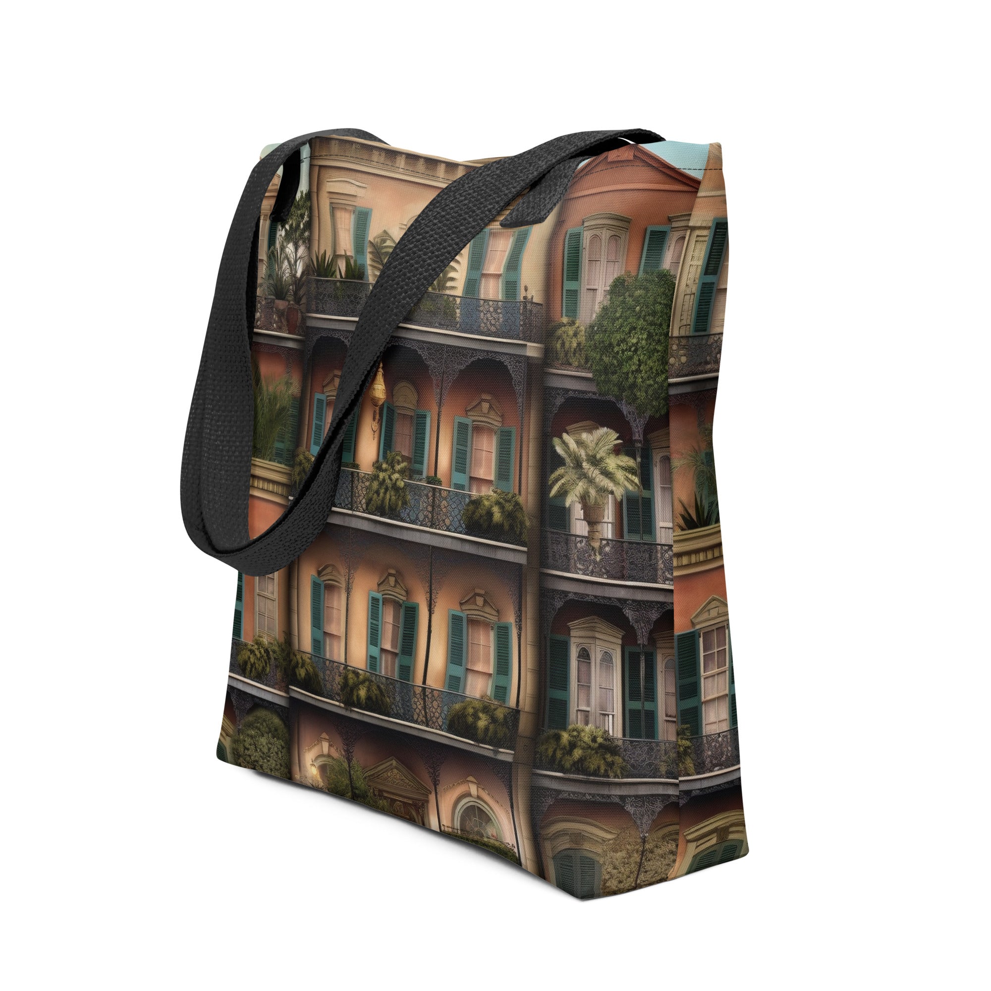 The New Orleans French Quarter USA Tote Bag by Visual Verse - Image 1