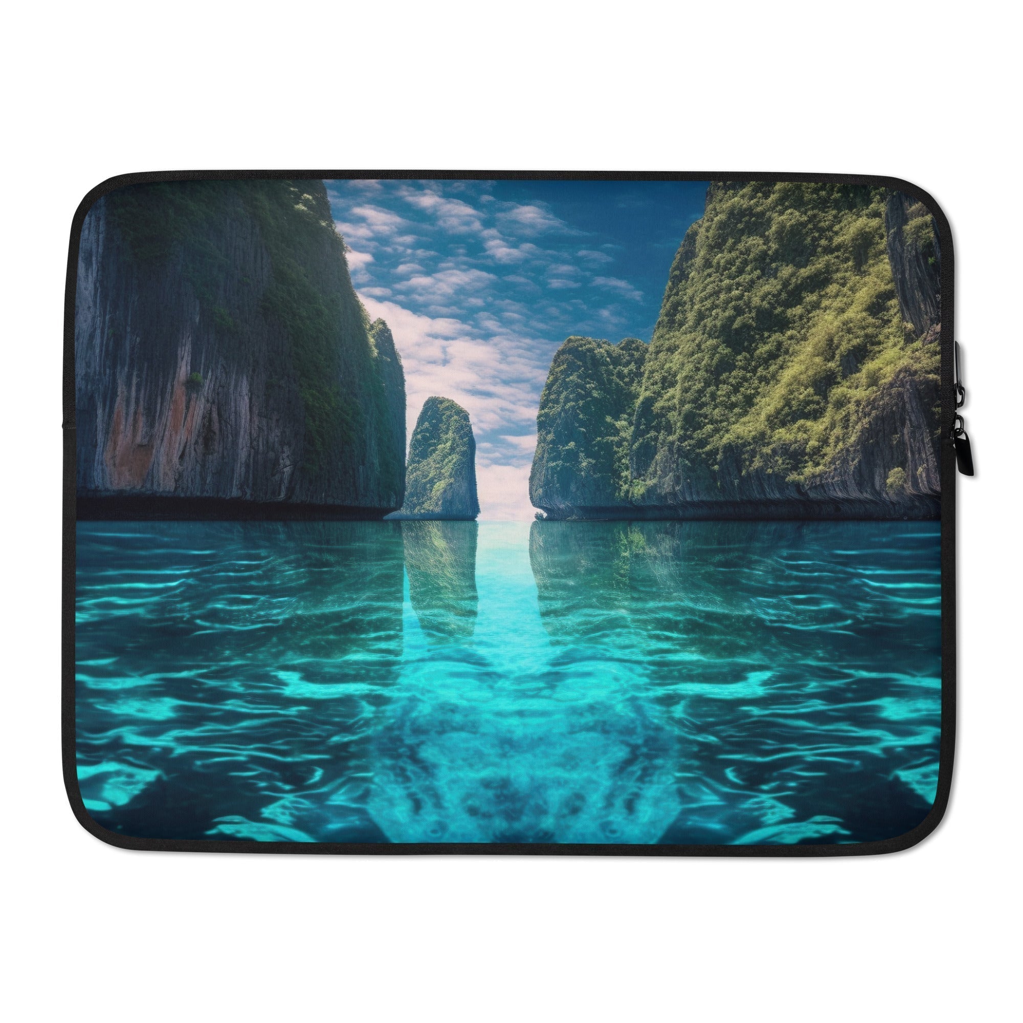 The Phi Phi Islands Thailand Laptop Sleeve by Visual Verse - Image 1