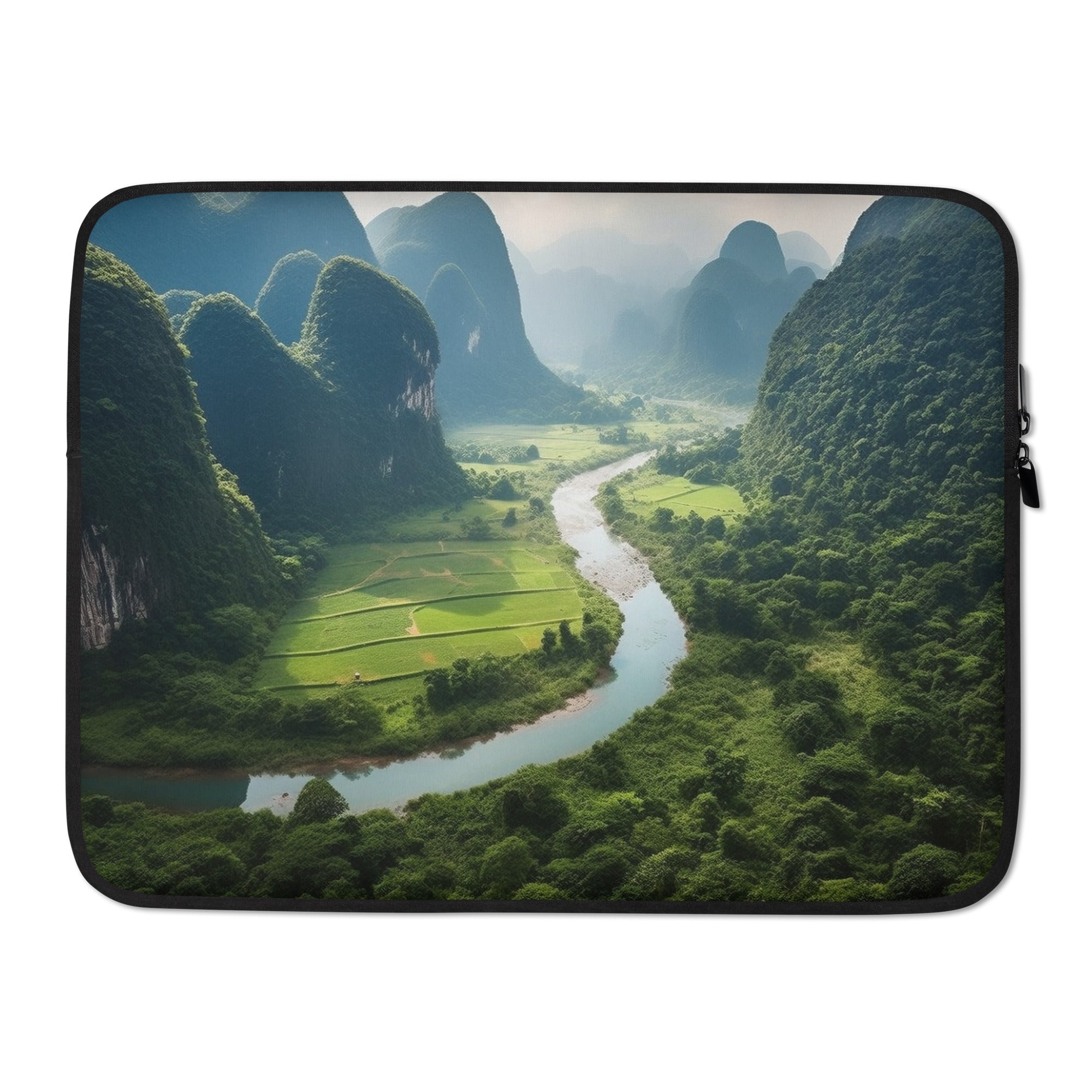 The Phong Nha-Ke Bang National Park Vietnam Laptop Sleeve by Visual Verse - Image 1