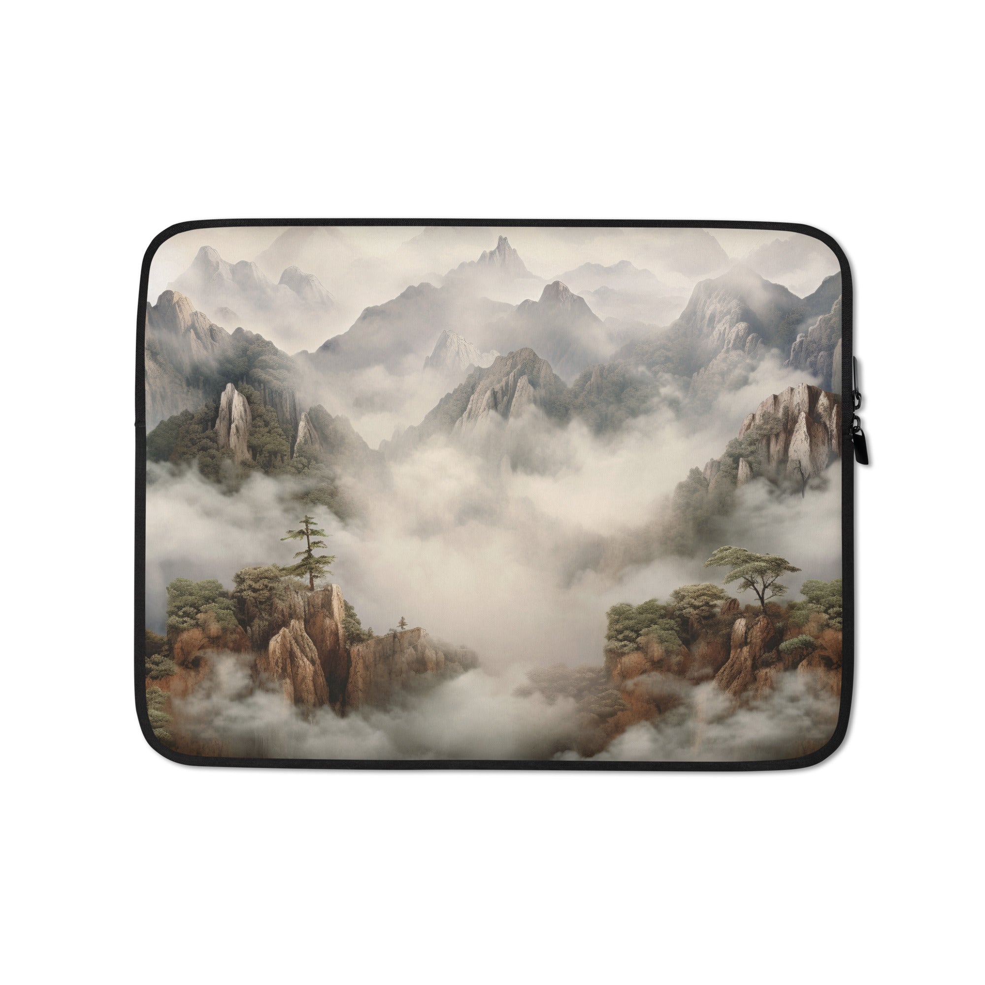 The Rocky Mountains USA Laptop Sleeve by Visual Verse - Image 2