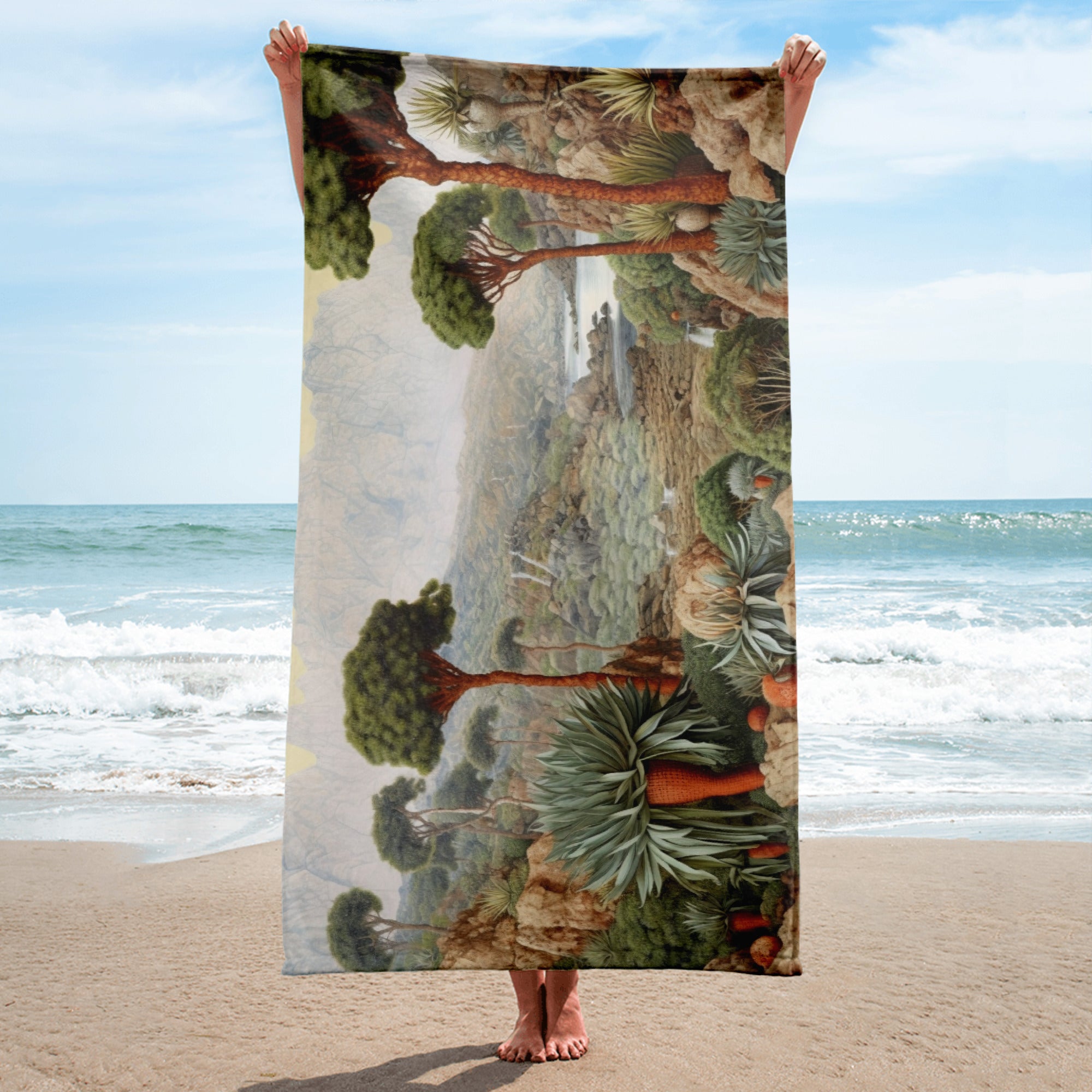 The Socotra Island Yemen Beach Towel by Visual Verse - Image 2