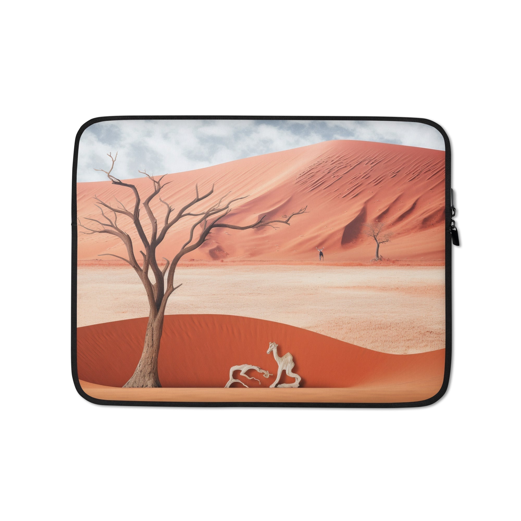 The Sossusvlei Namibia Laptop Sleeve by Visual Verse - Image 2