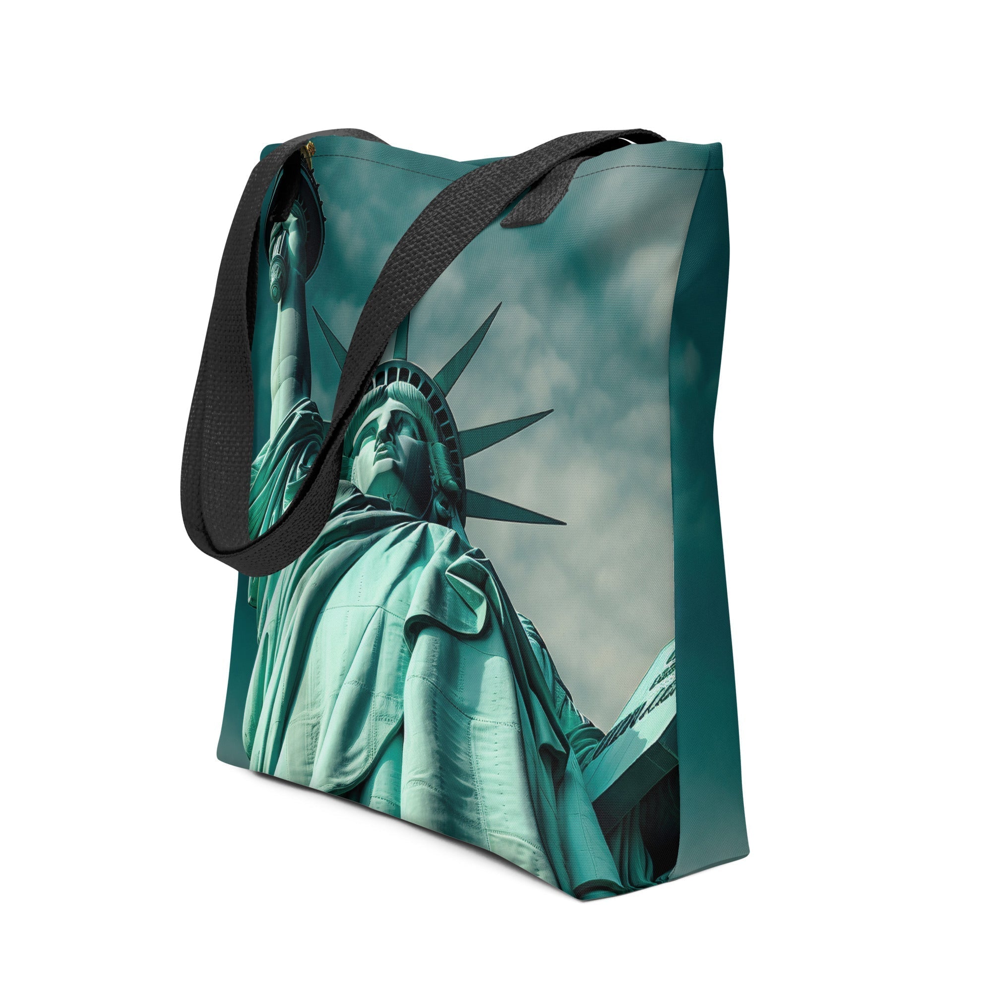 The Statue of Liberty USA Tote Bag by Visual Verse - Image 1