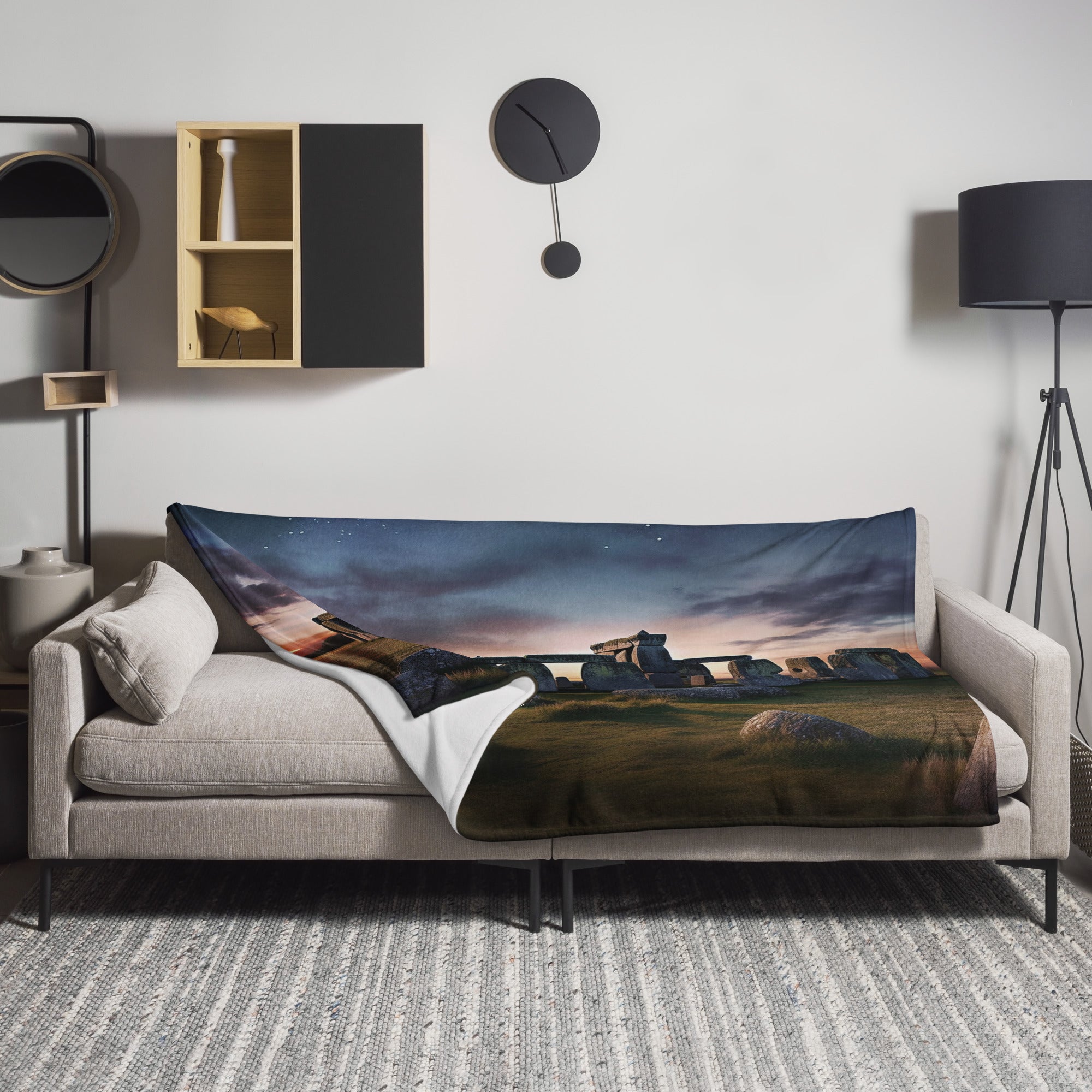 The Stonehenge England Blanket by Visual Verse - Image 1