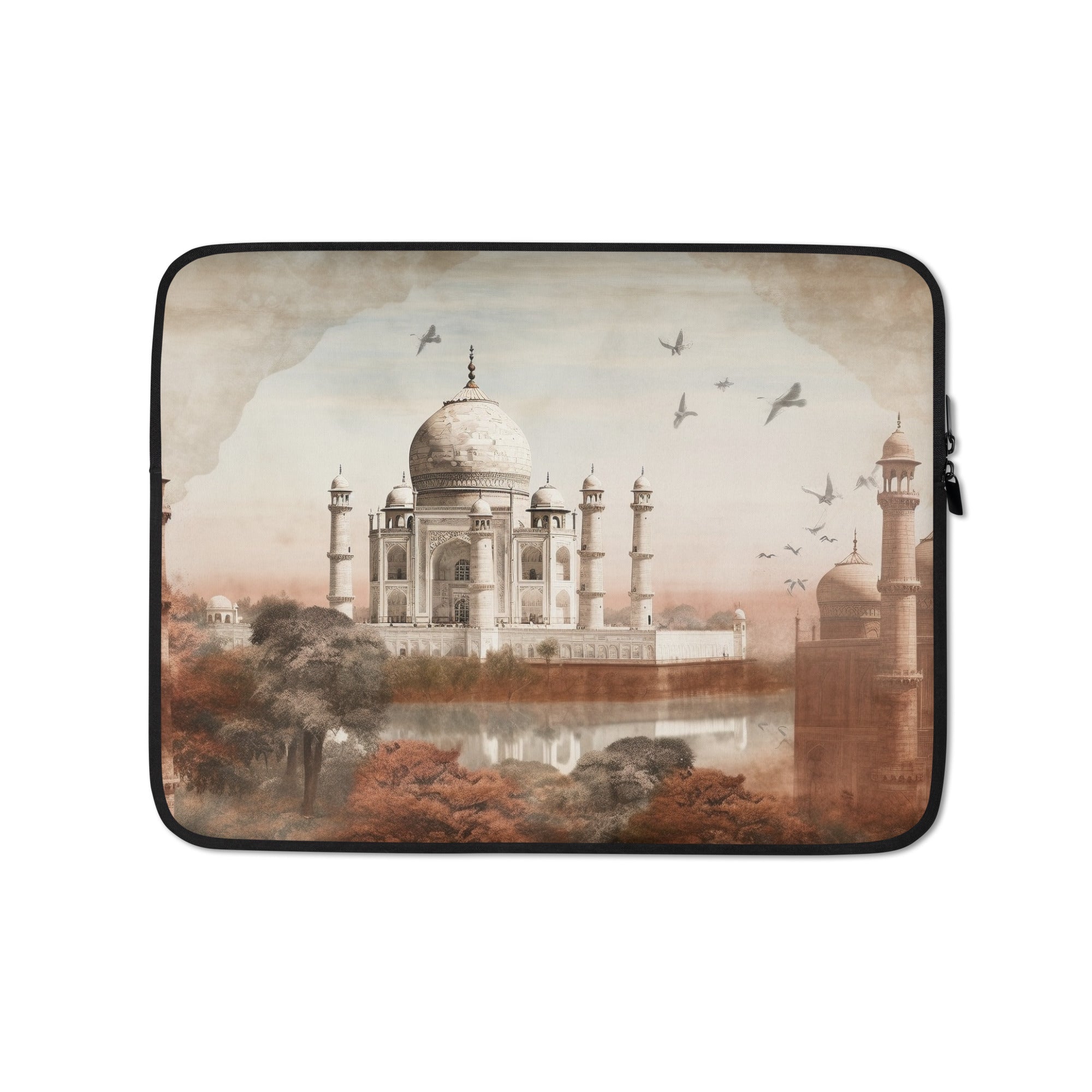 The Taj Mahal India Laptop Sleeve by Visual Verse - Image 2