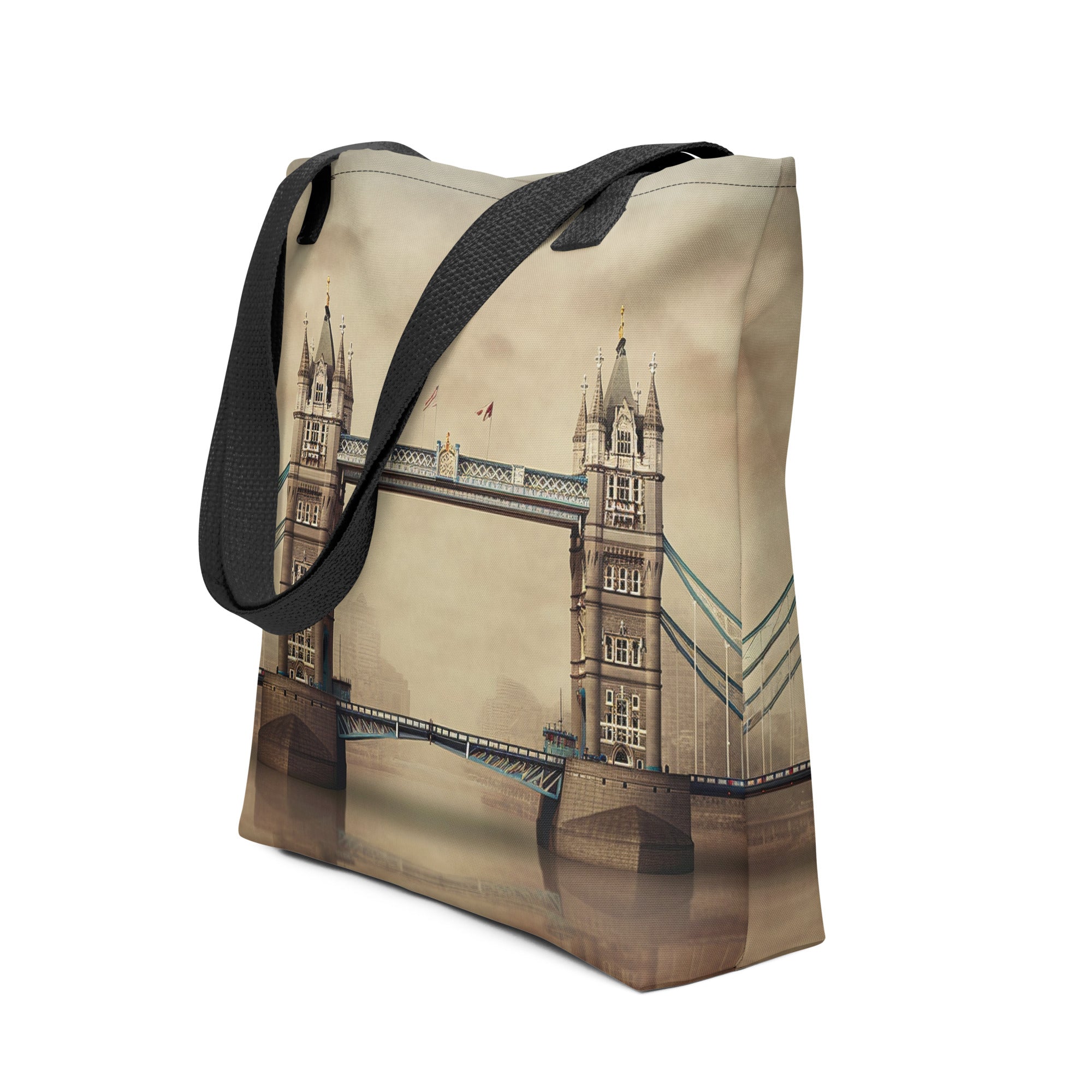 The Tower Bridge England Tote Bag by Visual Verse - Image 1