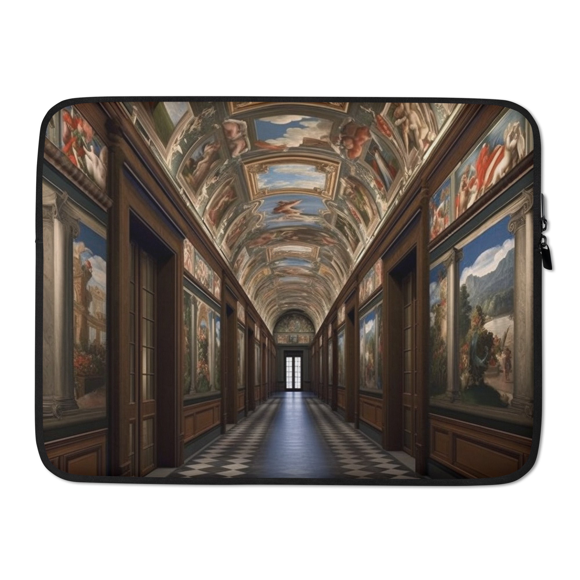 The Uffizi Gallery Italy Laptop Sleeve by Visual Verse - Image 1