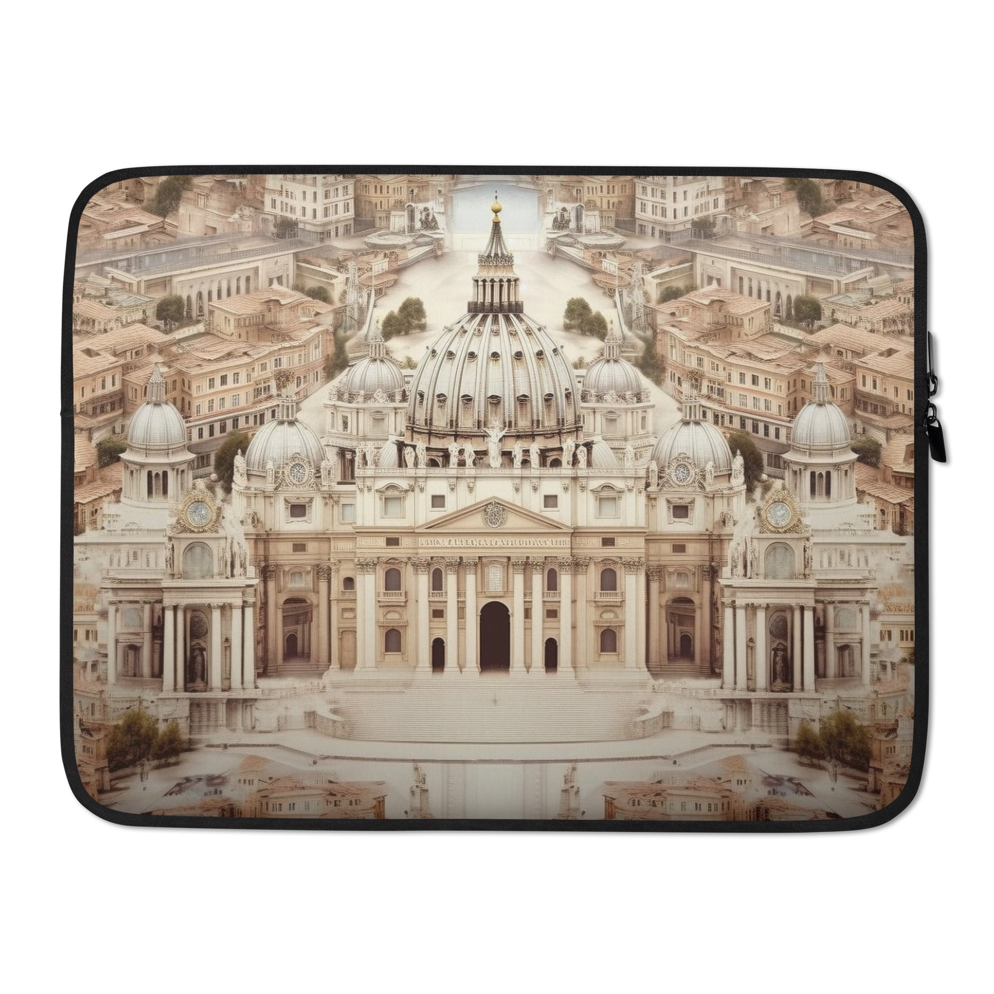 The Vatican City Italy Laptop Sleeve by Visual Verse - Image 1