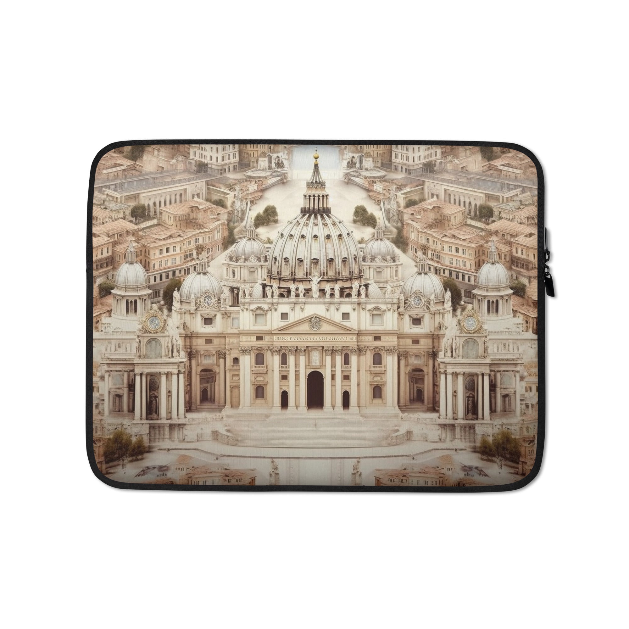 The Vatican City Italy Laptop Sleeve by Visual Verse - Image 2