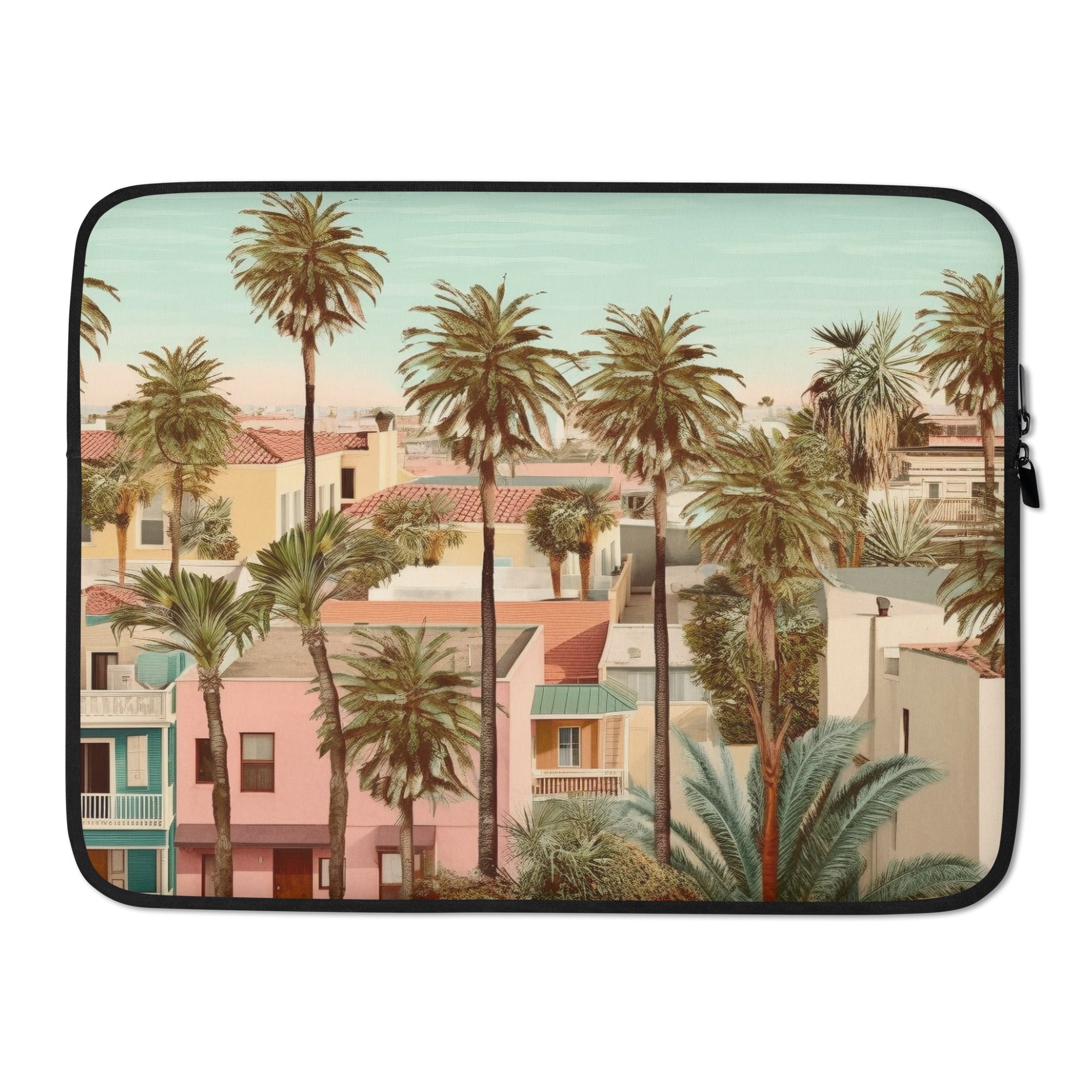 The Venice Beach USA Laptop Sleeve by Visual Verse - Image 1