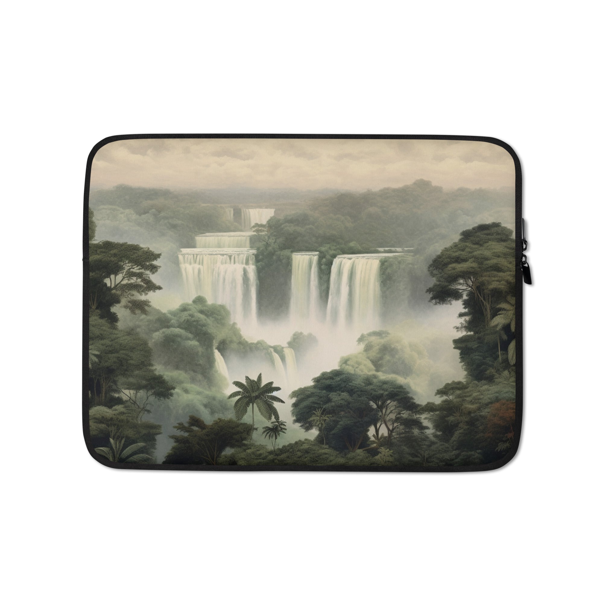 The Victoria Falls Zambia-Zimbabwe Laptop Sleeve by Visual Verse - Image 2