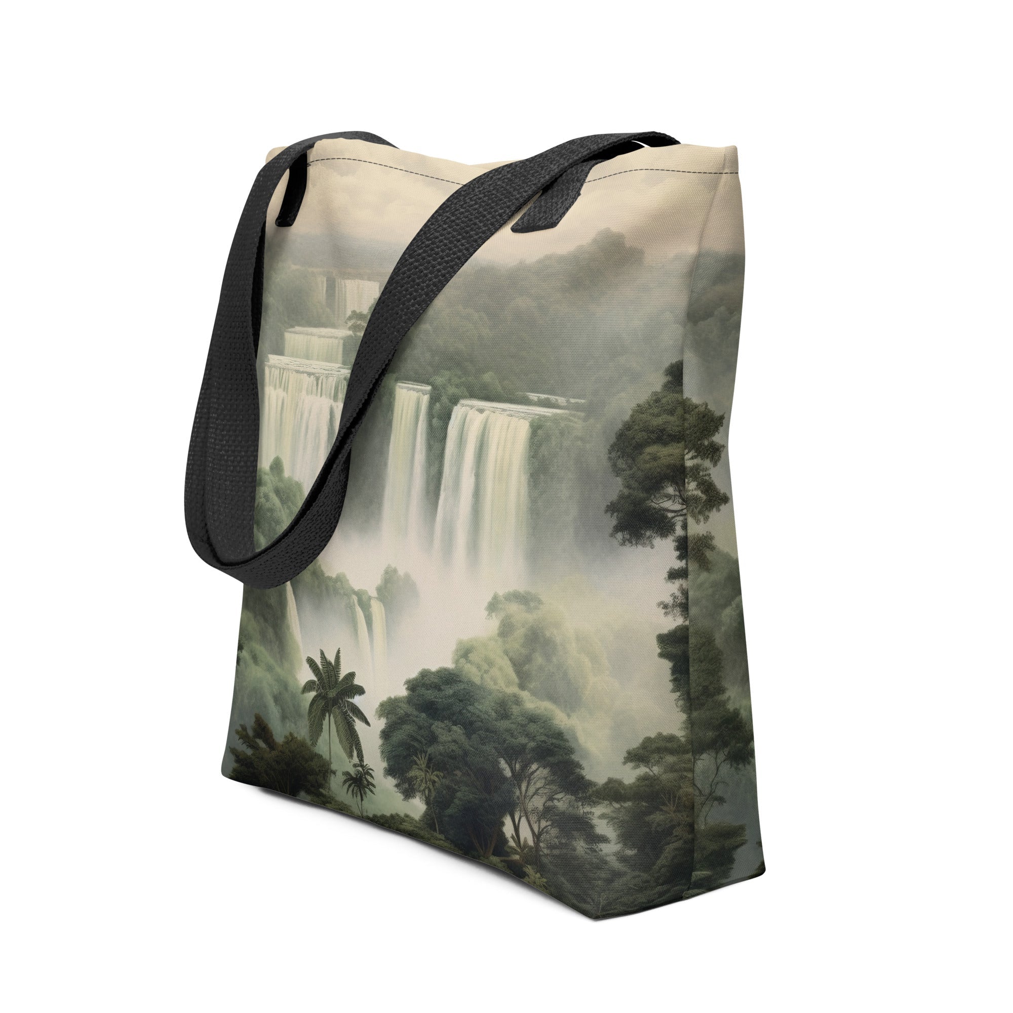 The Victoria Falls Zambia-Zimbabwe Tote Bag by Visual Verse - Image 1