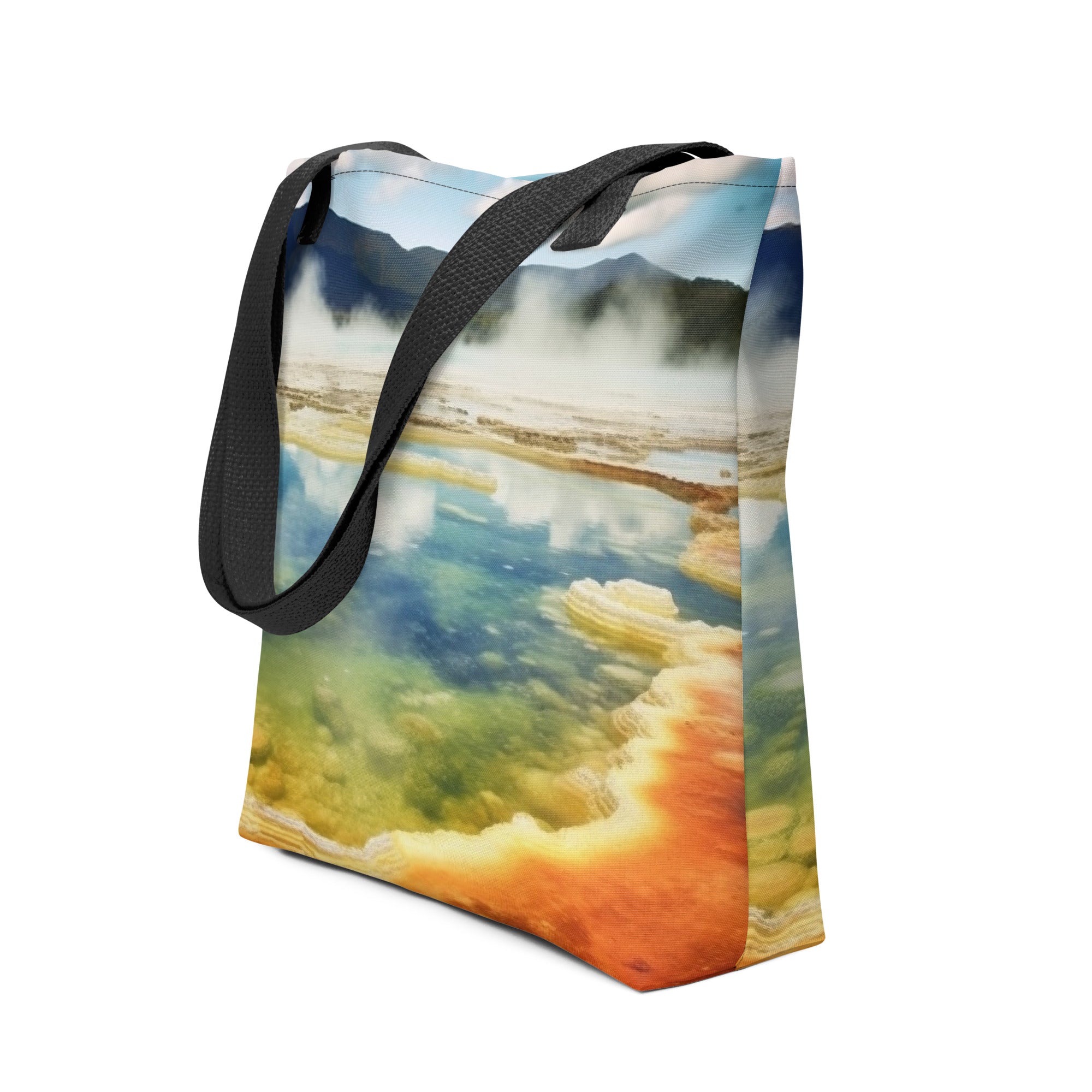 The Wai-O-Tapu Thermal Wonderland New Zealand Tote Bag by Visual Verse - Image 1