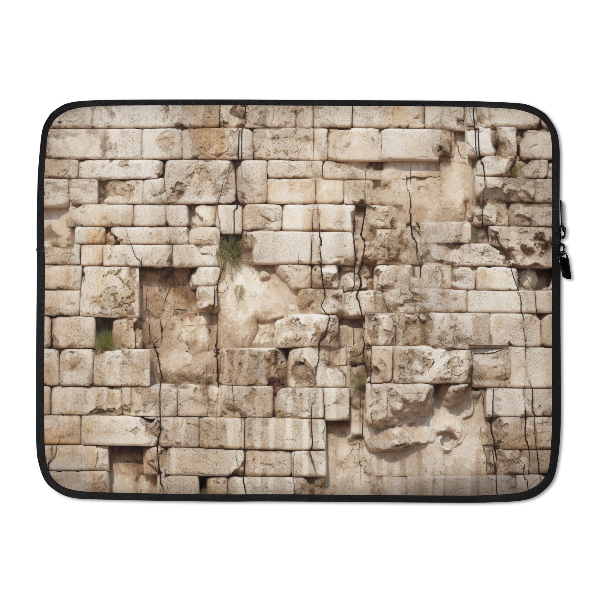 The Wailing Wall Israel Laptop Sleeve by Visual Verse - Image 1