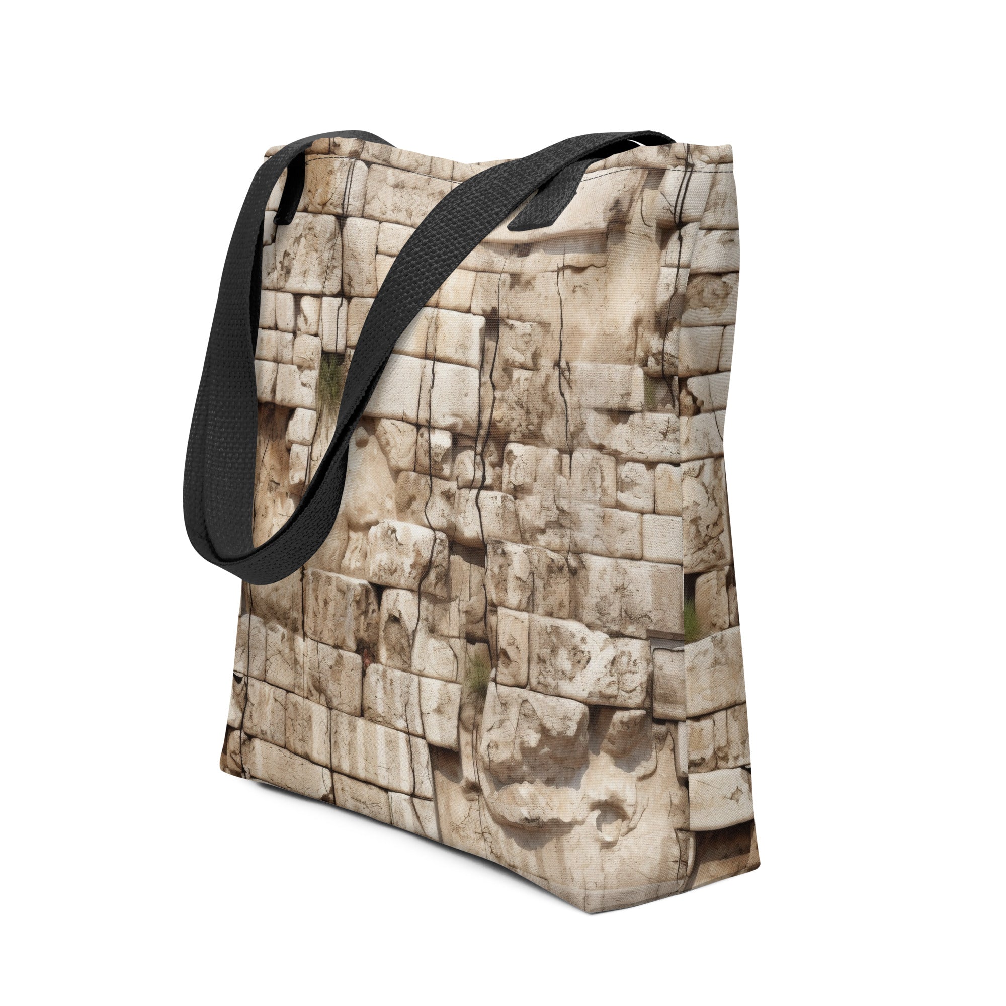 The Wailing Wall Israel Tote Bag by Visual Verse - Image 1