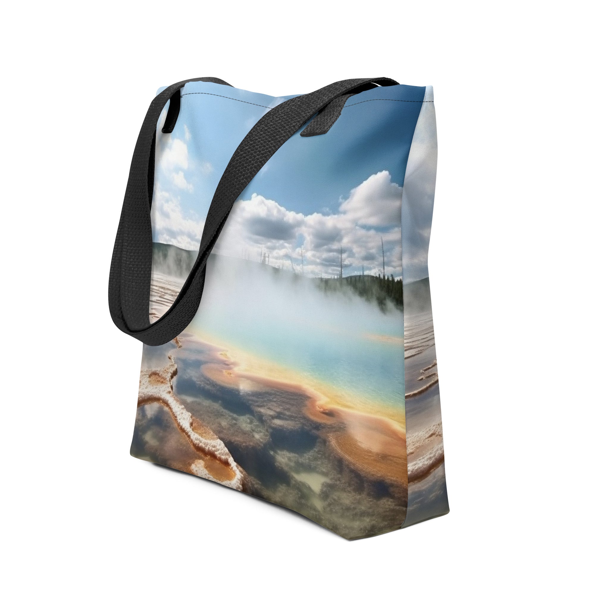 The Yellowstone National Park USA Tote Bag by Visual Verse - Image 1