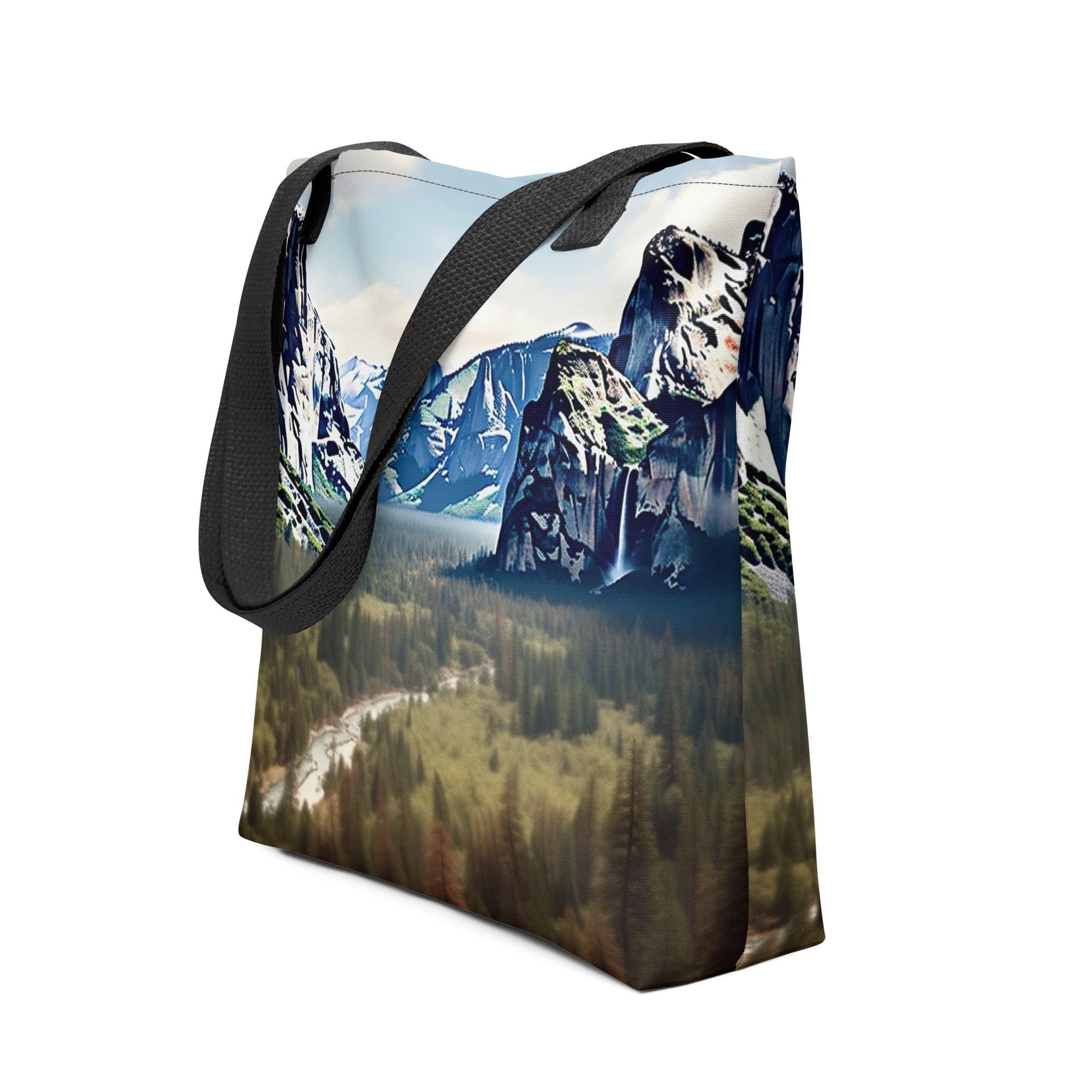 The Yosemite National Park USA Tote Bag by Visual Verse - Image 1