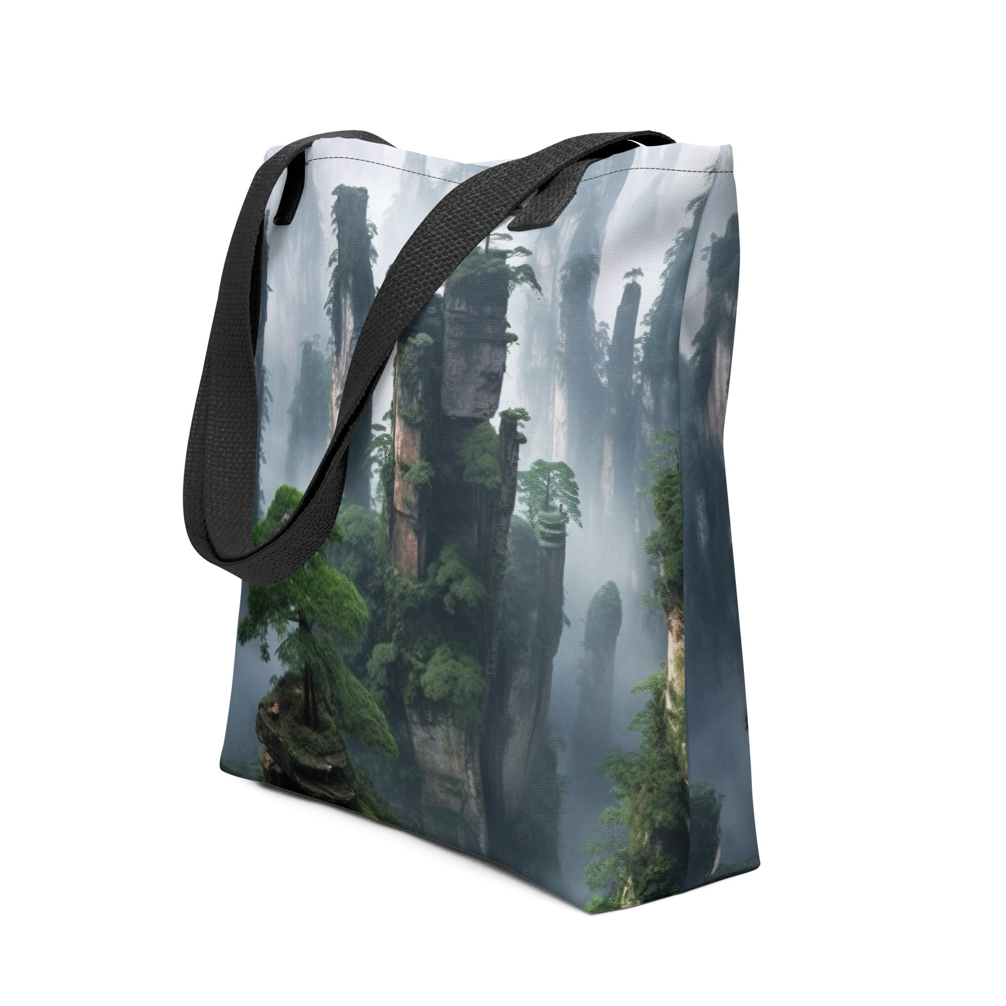 The Zhangjiajie National Forest Park China Tote Bag by Visual Verse - Image 1