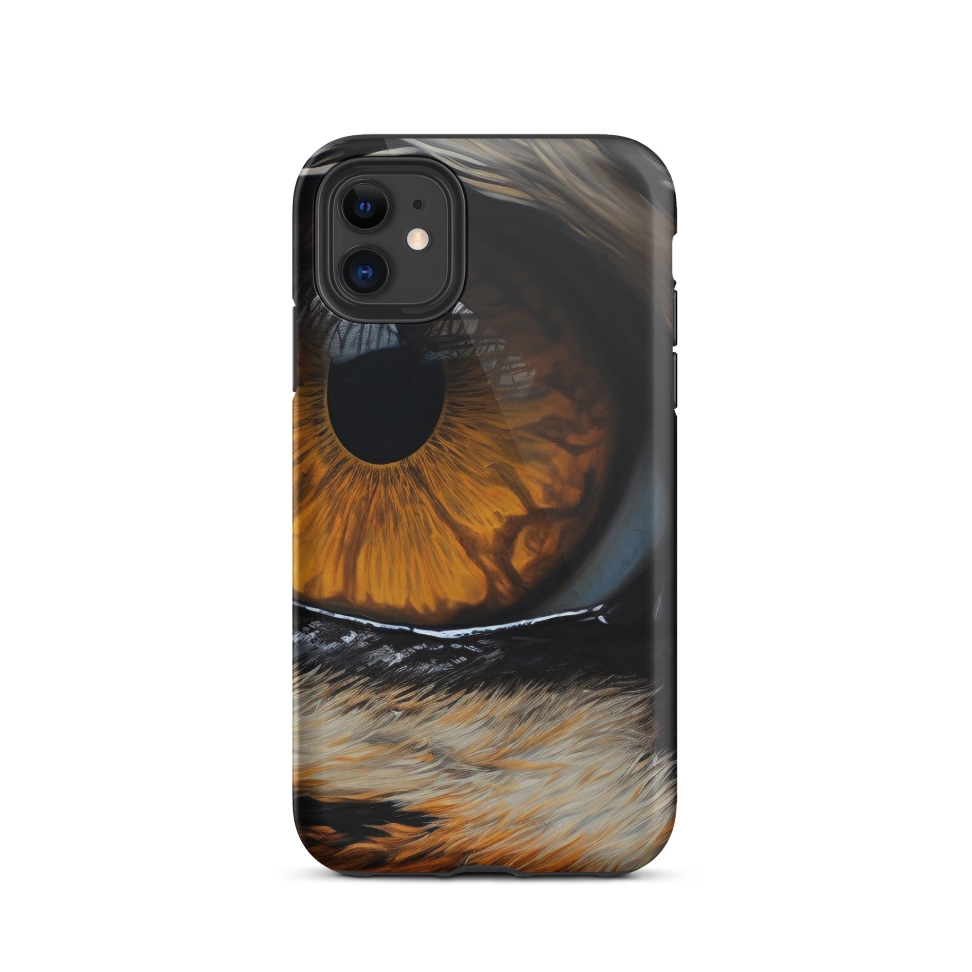 Tiger Eye iPhone Case by Visual Verse - Image 1