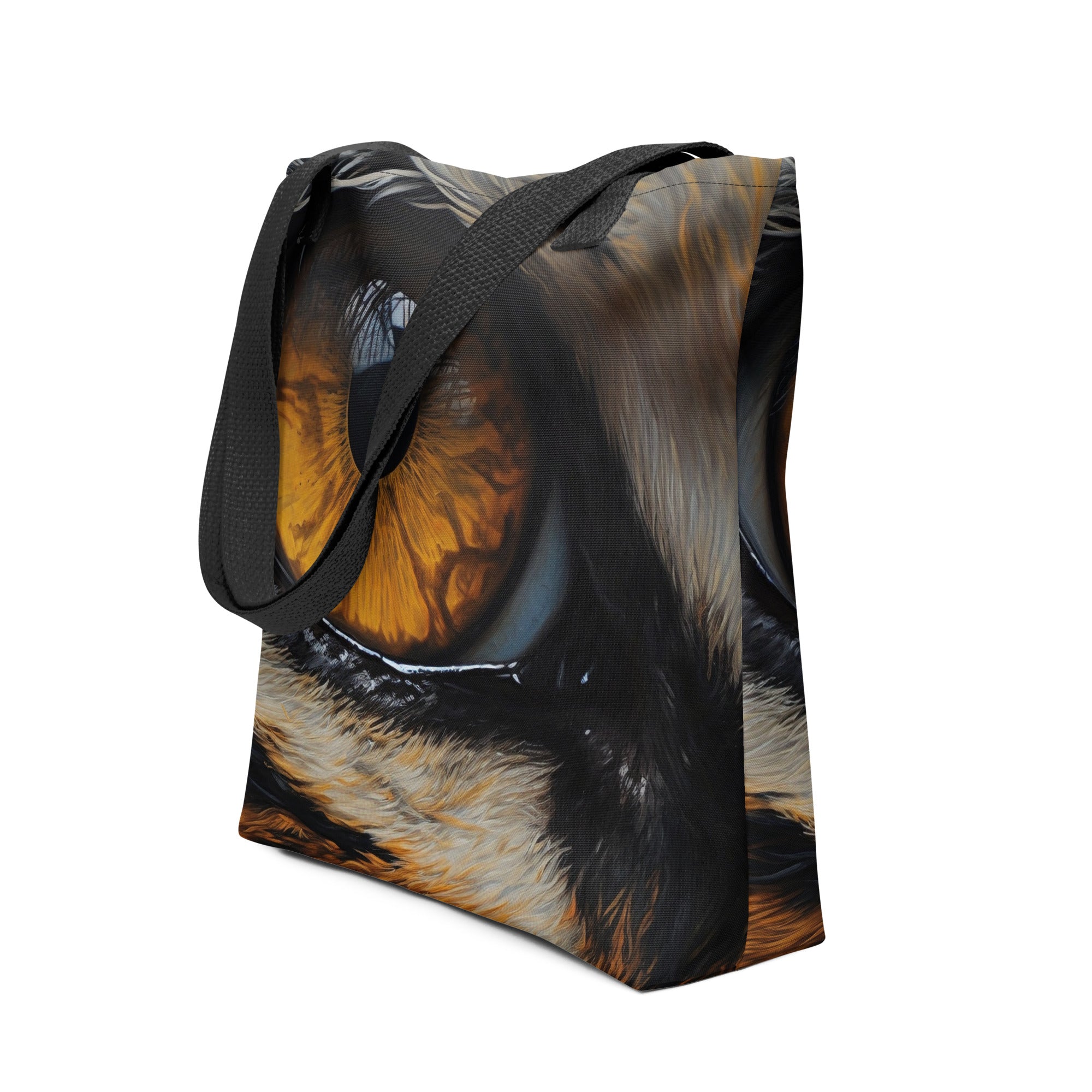 Tiger Eye Tote Bag by Visual Verse - Image 1