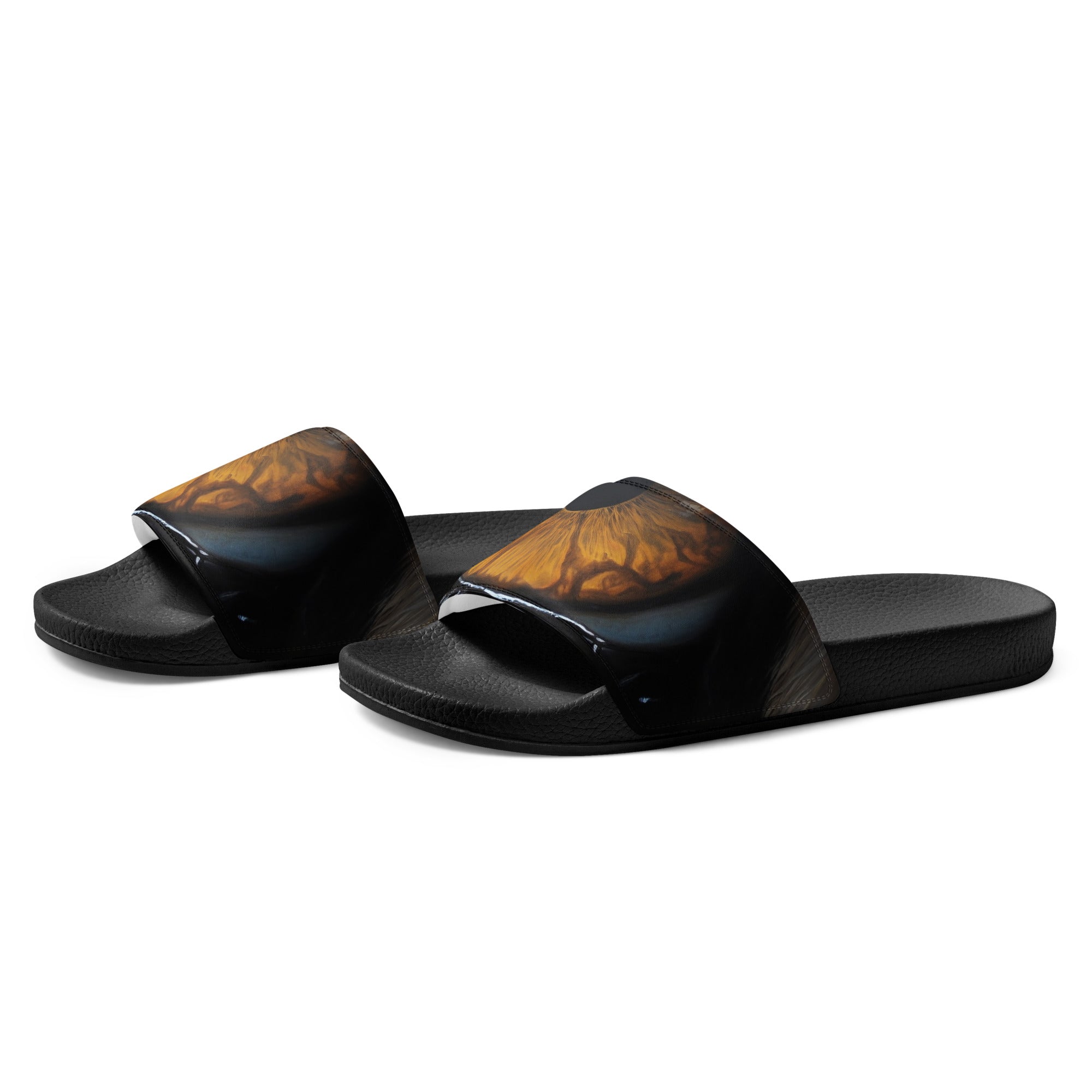 Tiger Eye Women's Slides by Visual Verse - Image 3