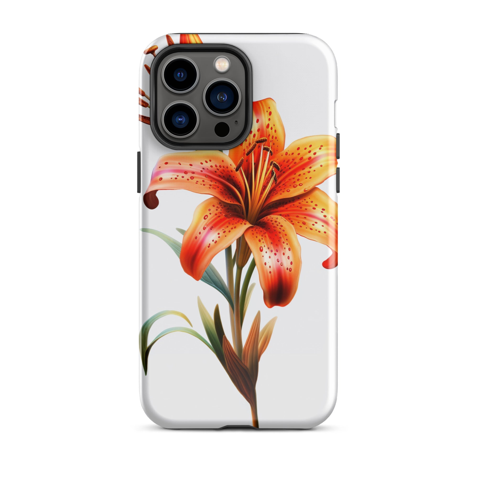 Tiger Lily Flower iPhone Case by Visual Verse - Image 29