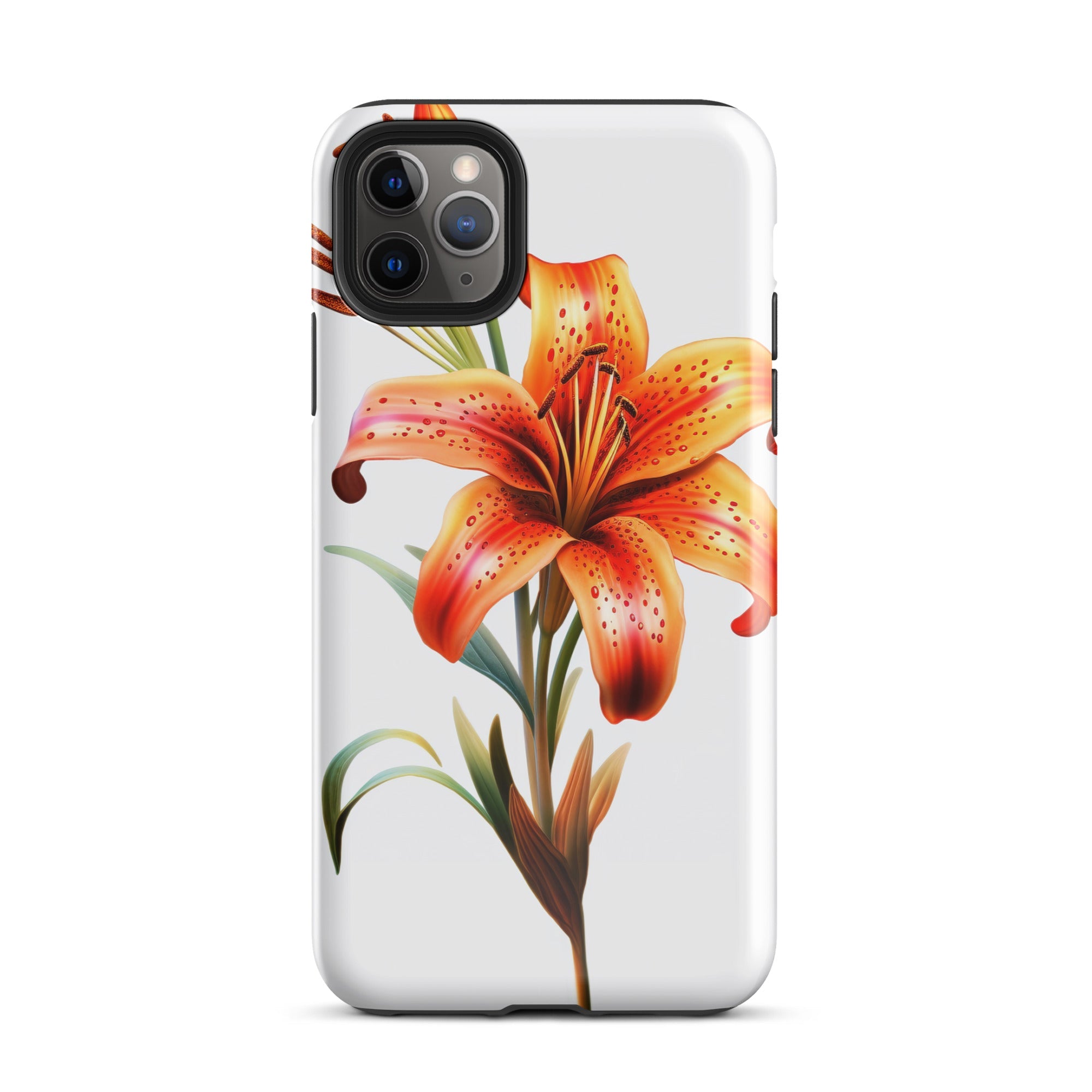 Tiger Lily Flower iPhone Case by Visual Verse - Image 5