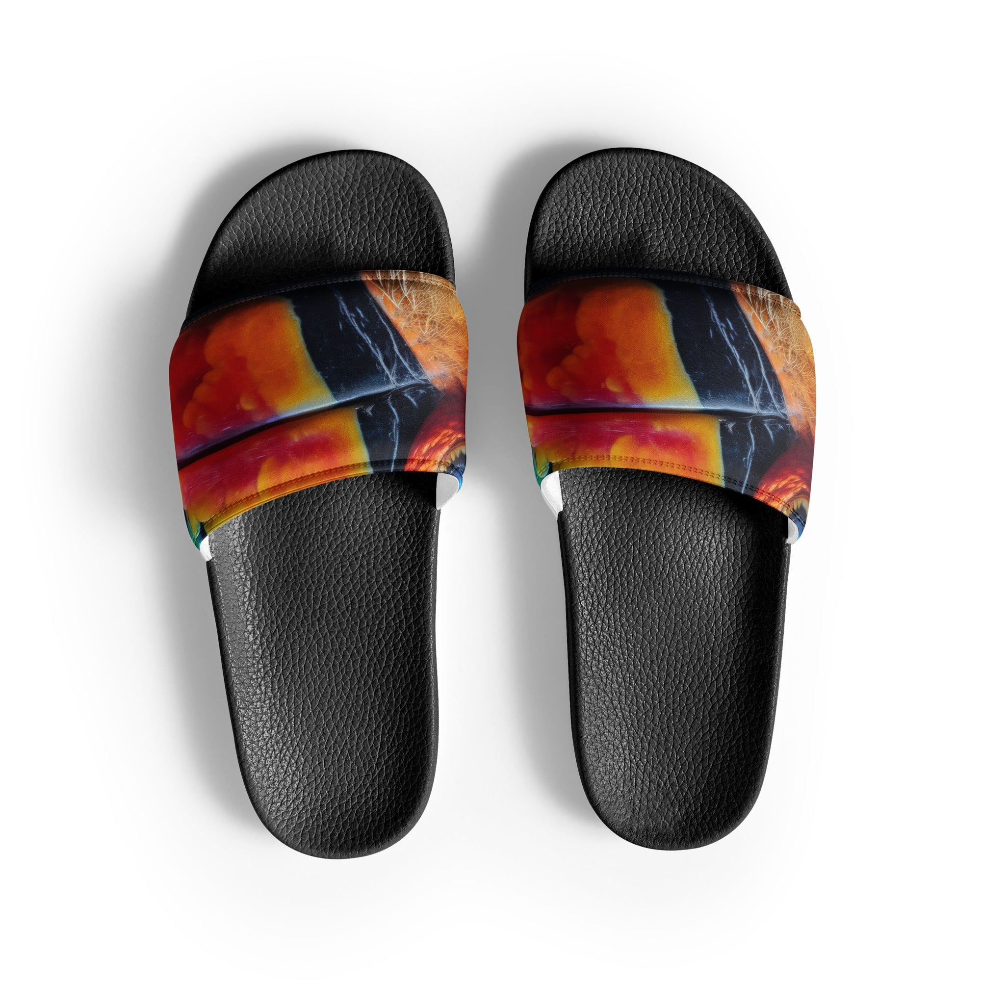 Toucan Beak Men's Slides by Visual Verse - Image 1