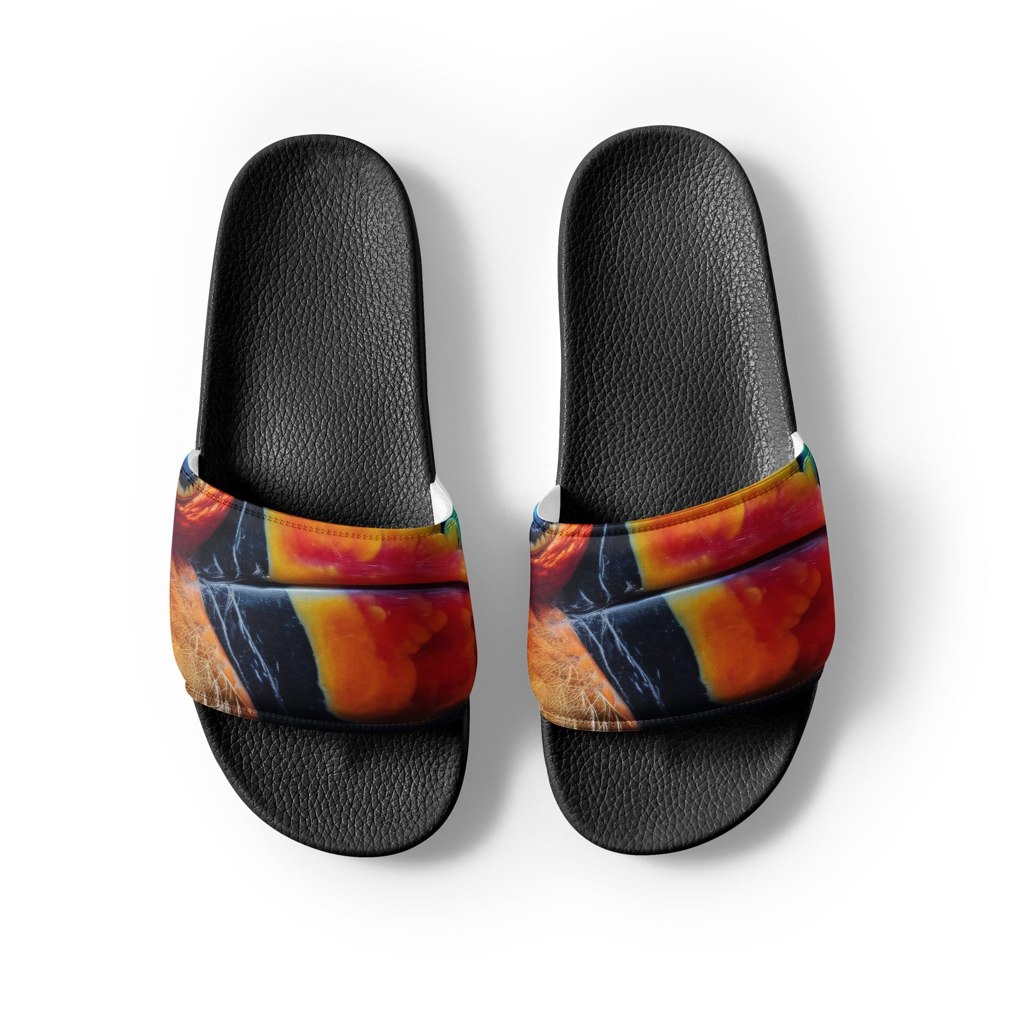 Toucan Beak Men's Slides by Visual Verse - Image 2