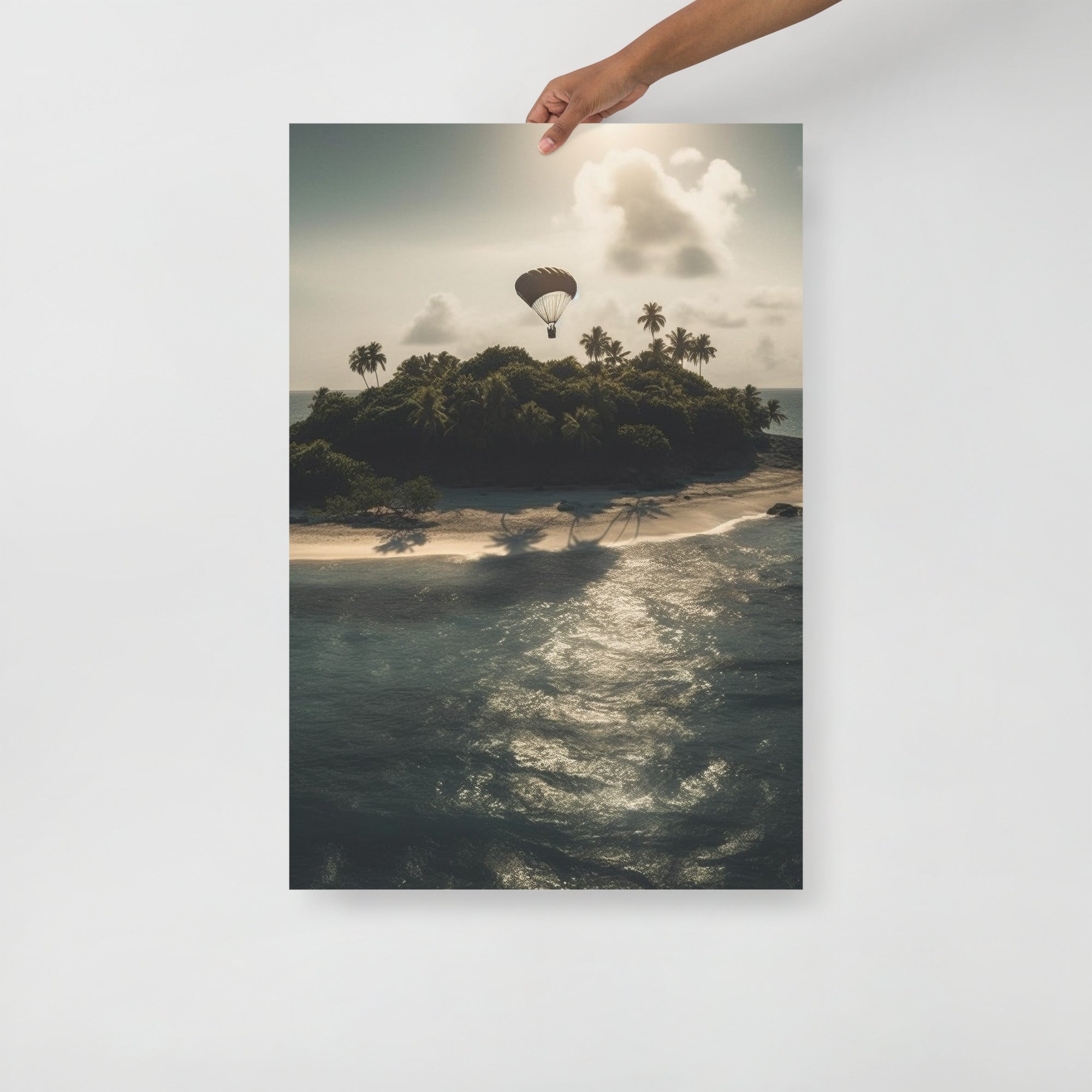 Tropical Adventure Art Poster by Visual Verse - Image 1